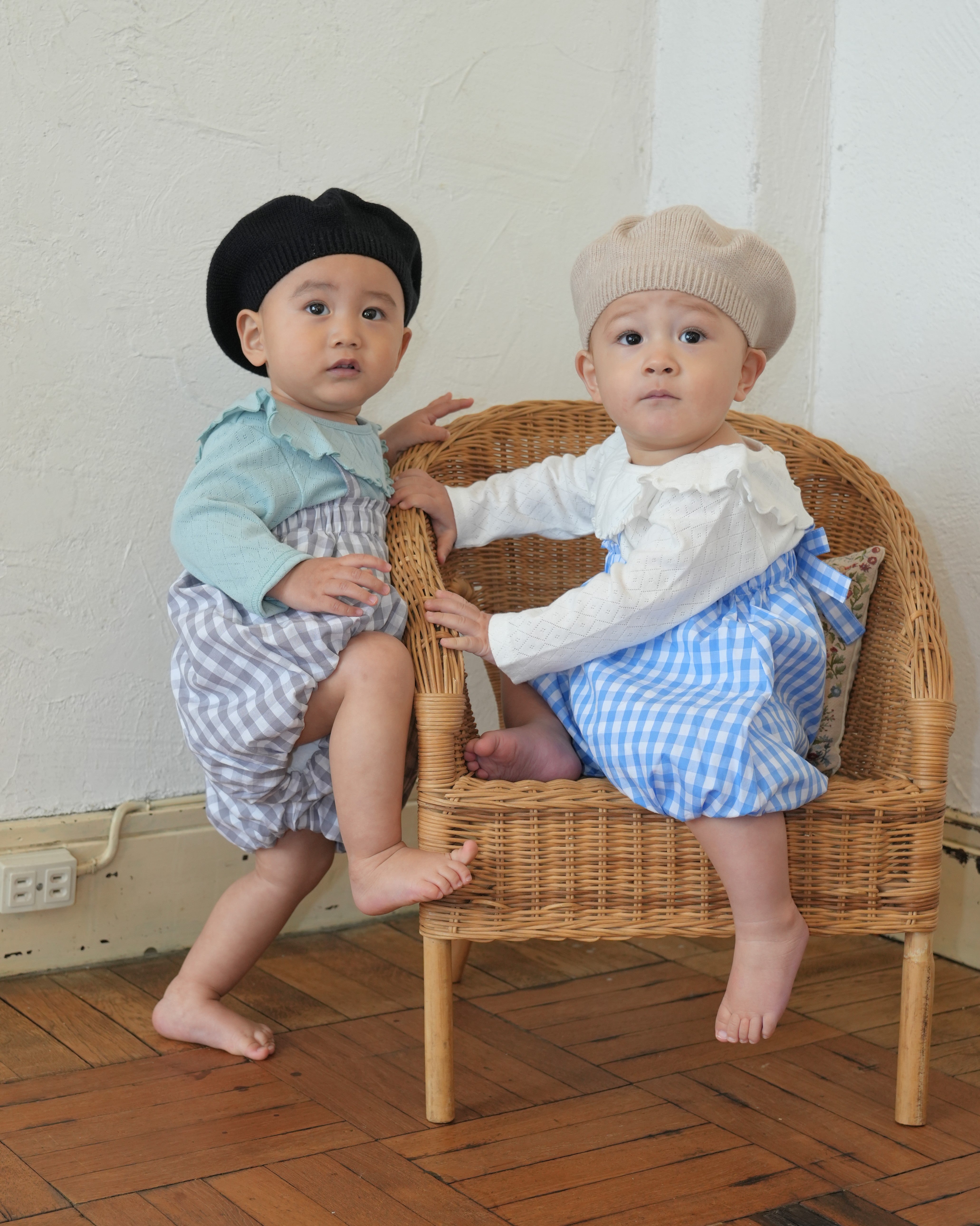 Balloon Bloomer Salopette【110043】(blue)