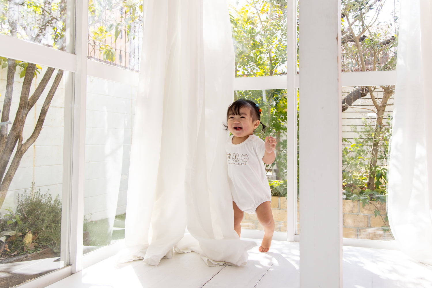 3匹のどうぶつさんロンパース【110062】