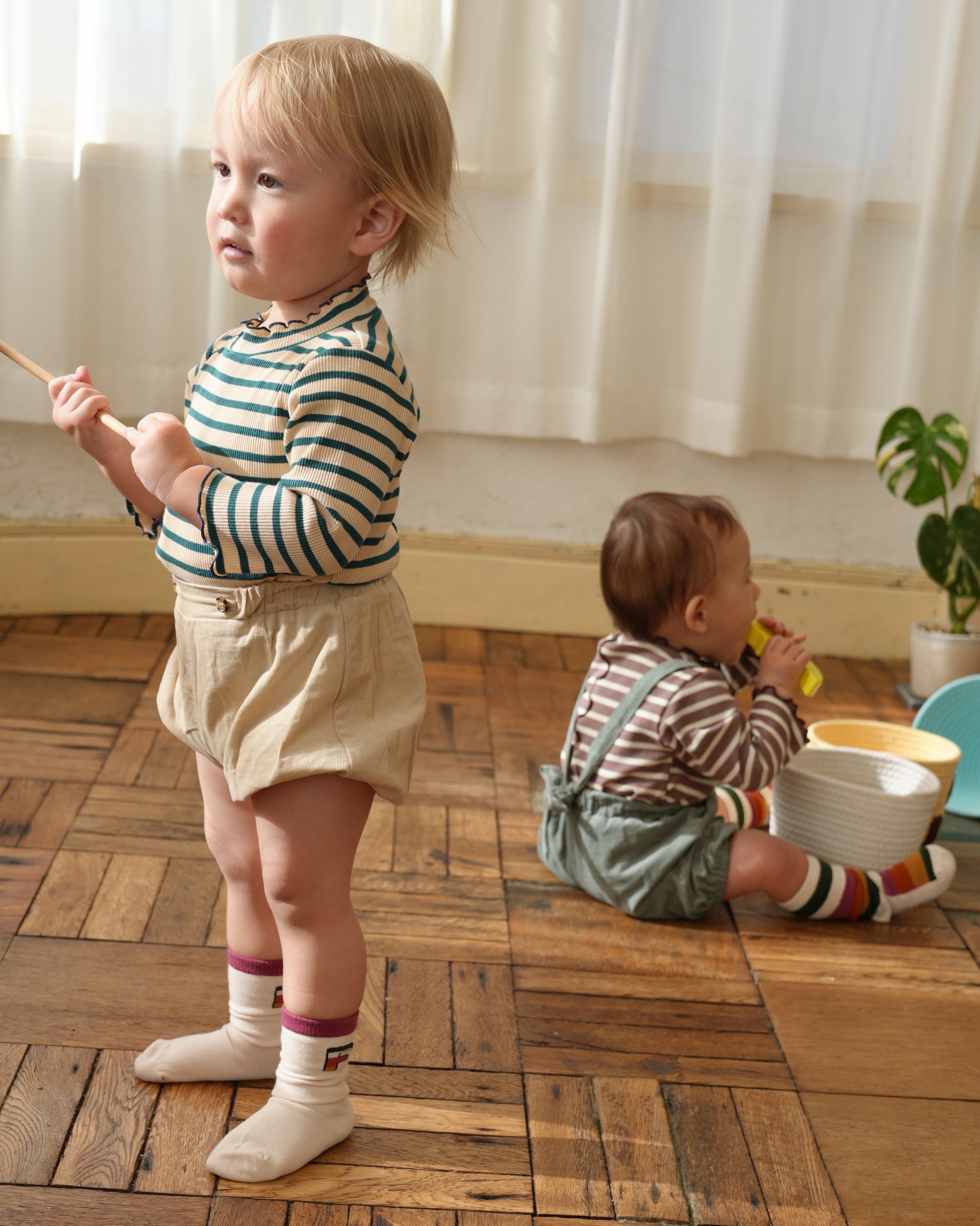 Striped Merrow Tops【110205】(green)