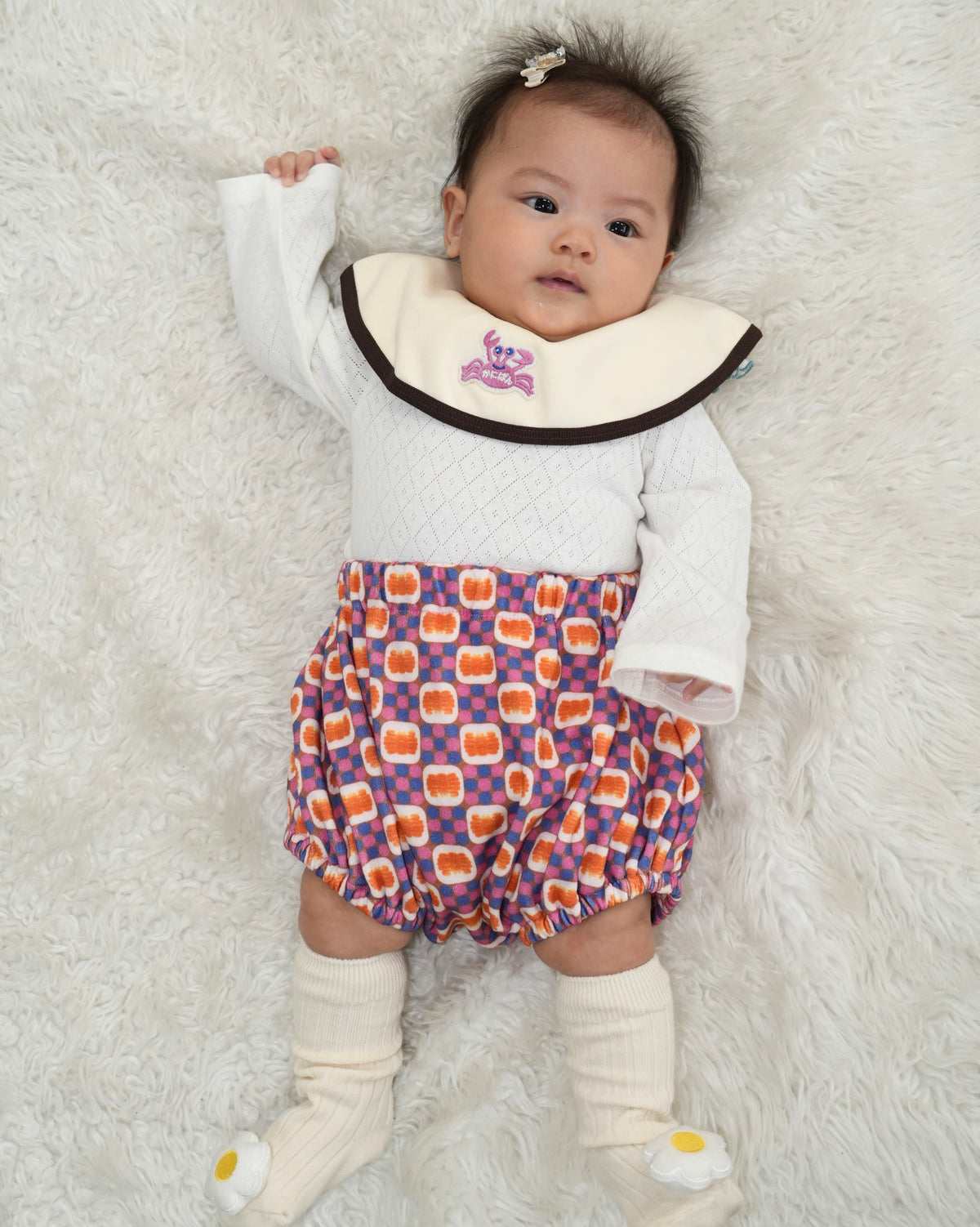 KOHANA × カニパン Bib & Bloomer Set 【110426】