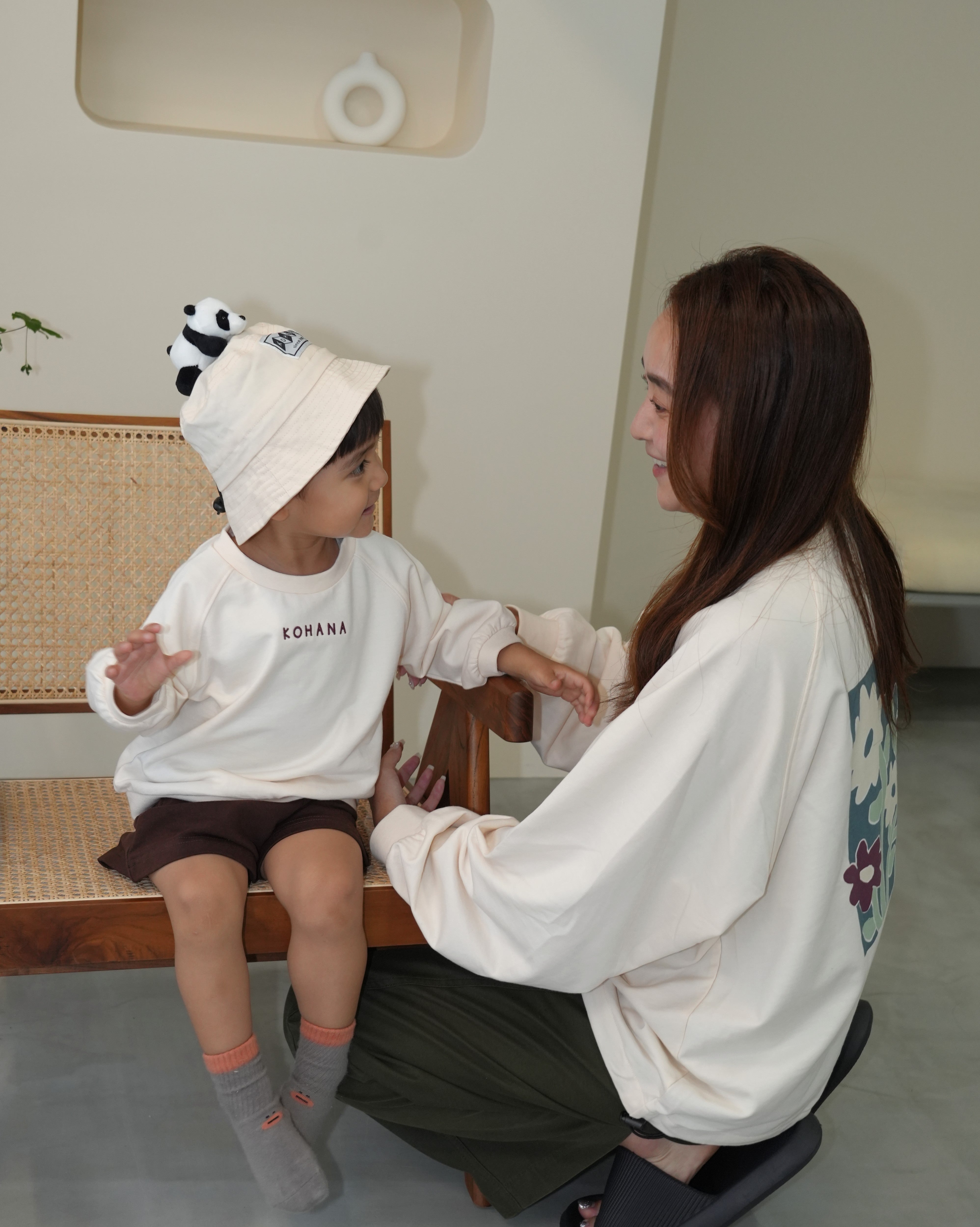 Floral Design Sweatshirt【110372】(子供用)