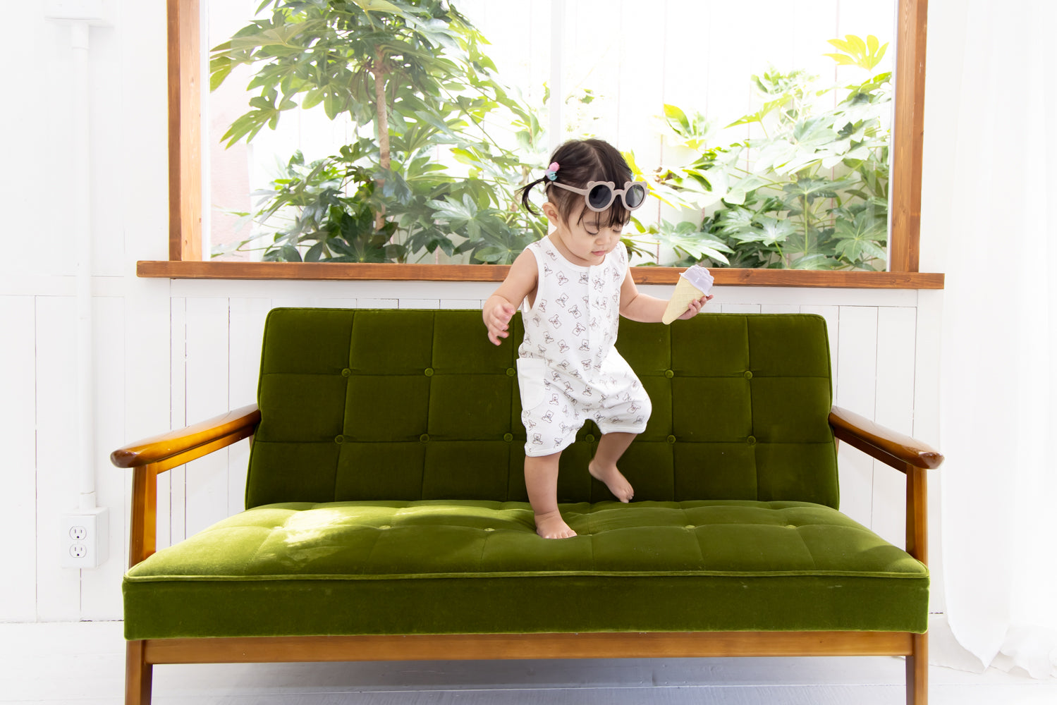 コハナベアーカバーオール【110066】