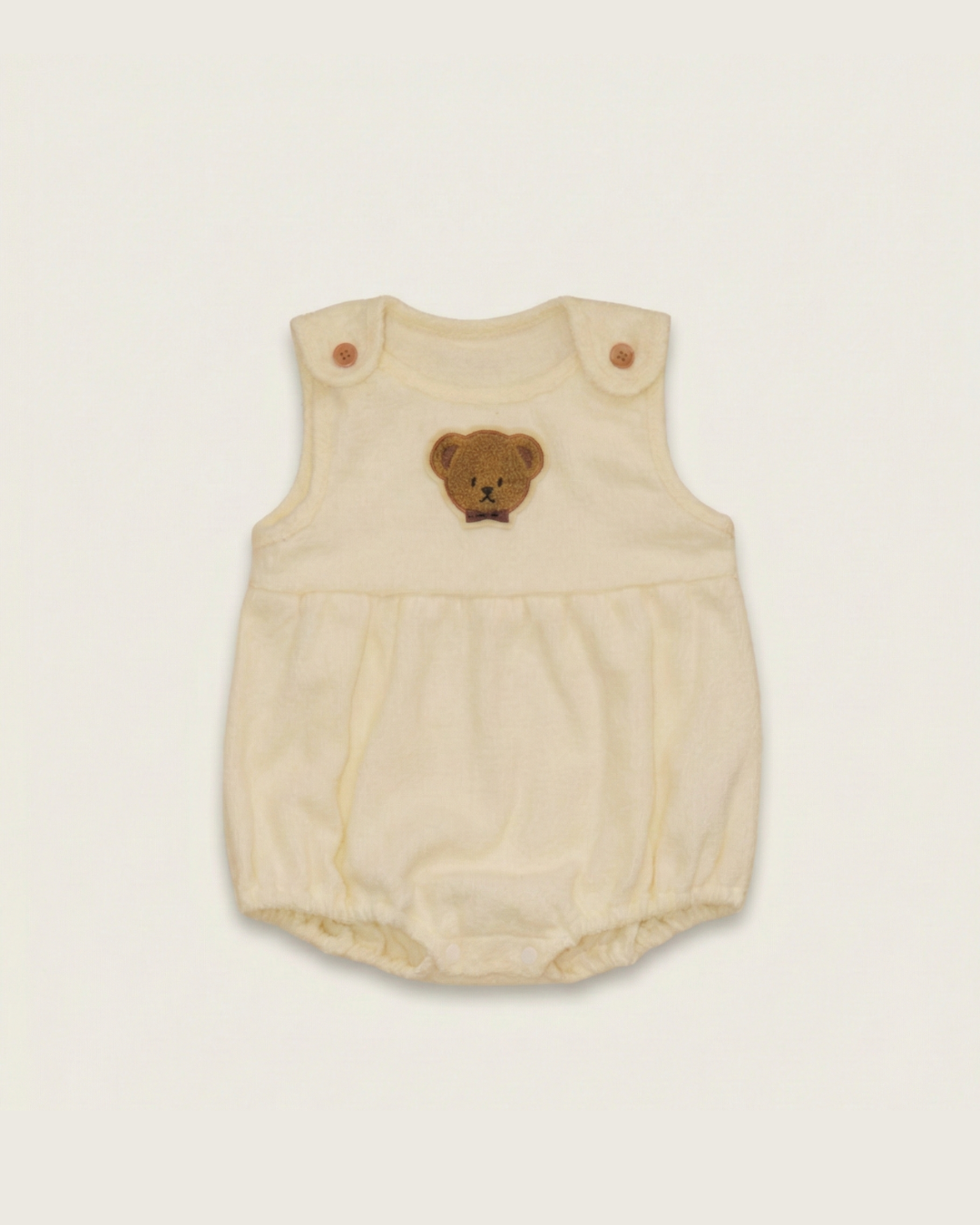 Bear Pile Salopette【150007】(ivory)