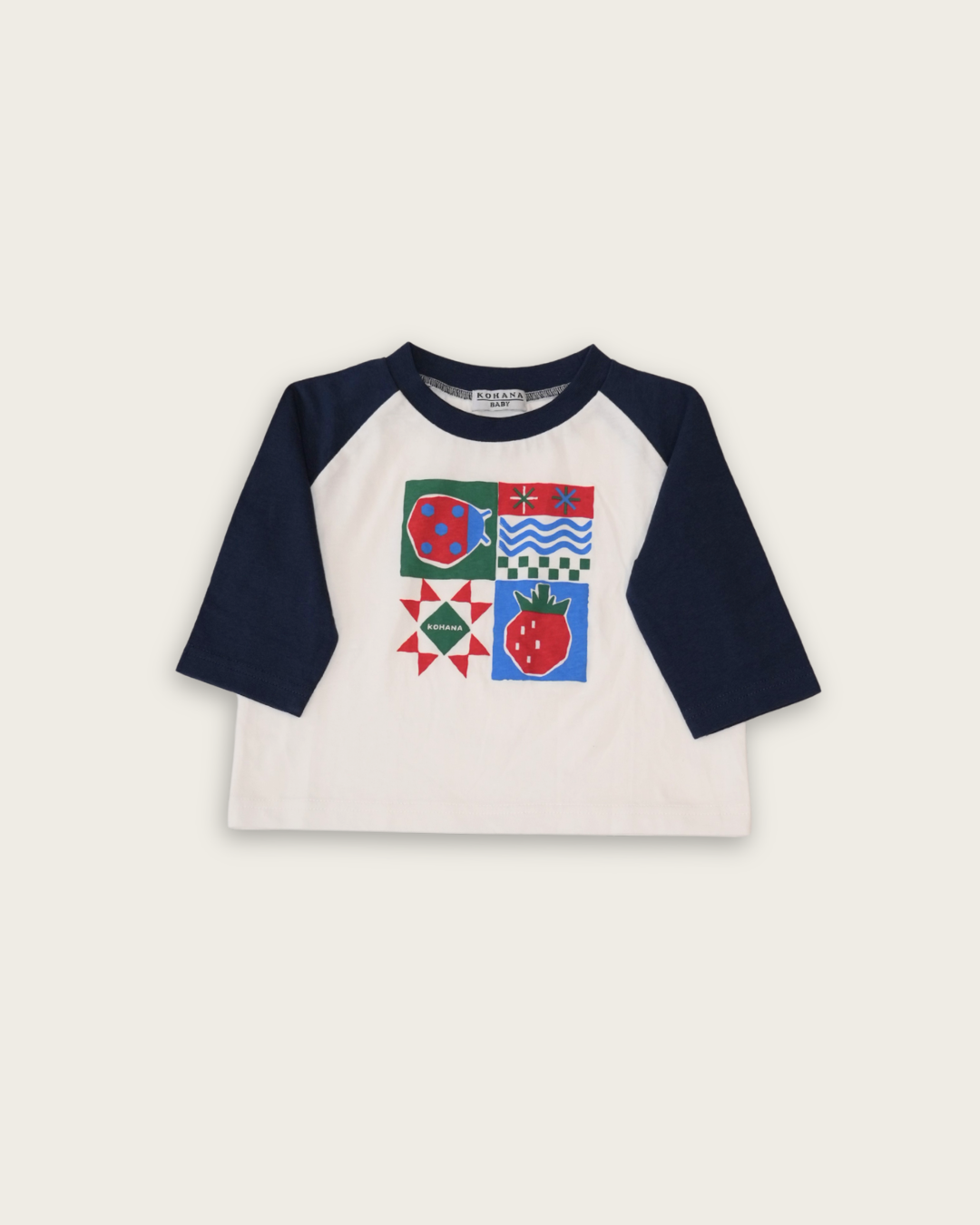 Doodle Raglan Sleeve T-Shirt【110134】