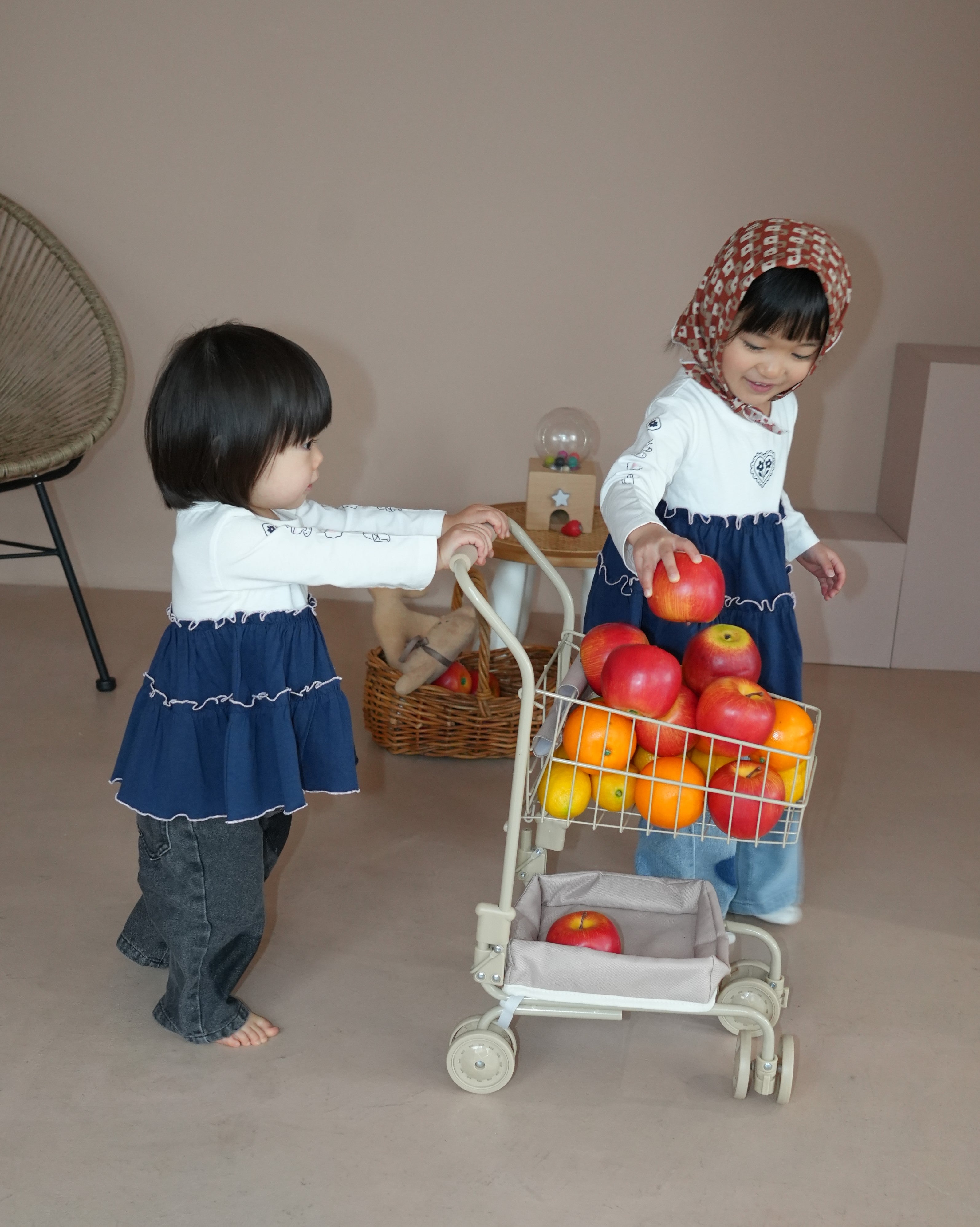 Country Style Tiered Merrow Tunic【110136】