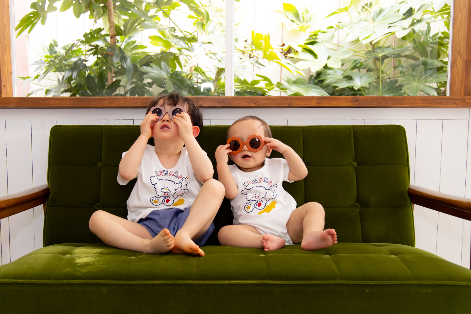 おさんぽわんわんロンパース【110063】