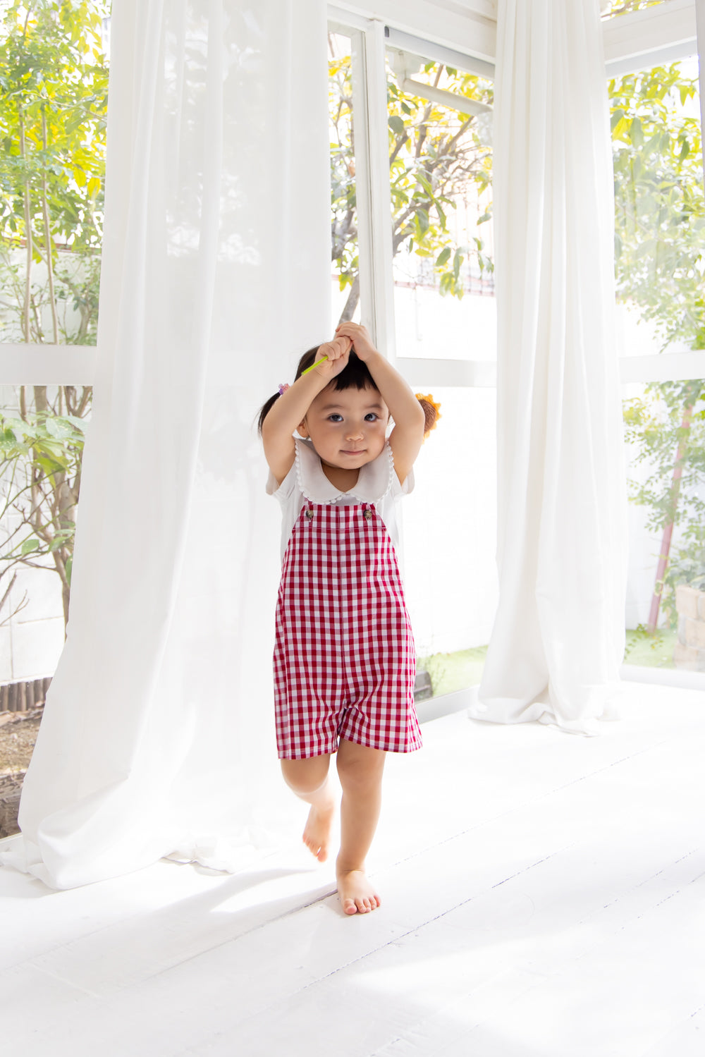 ショート丈サロペット【110059】