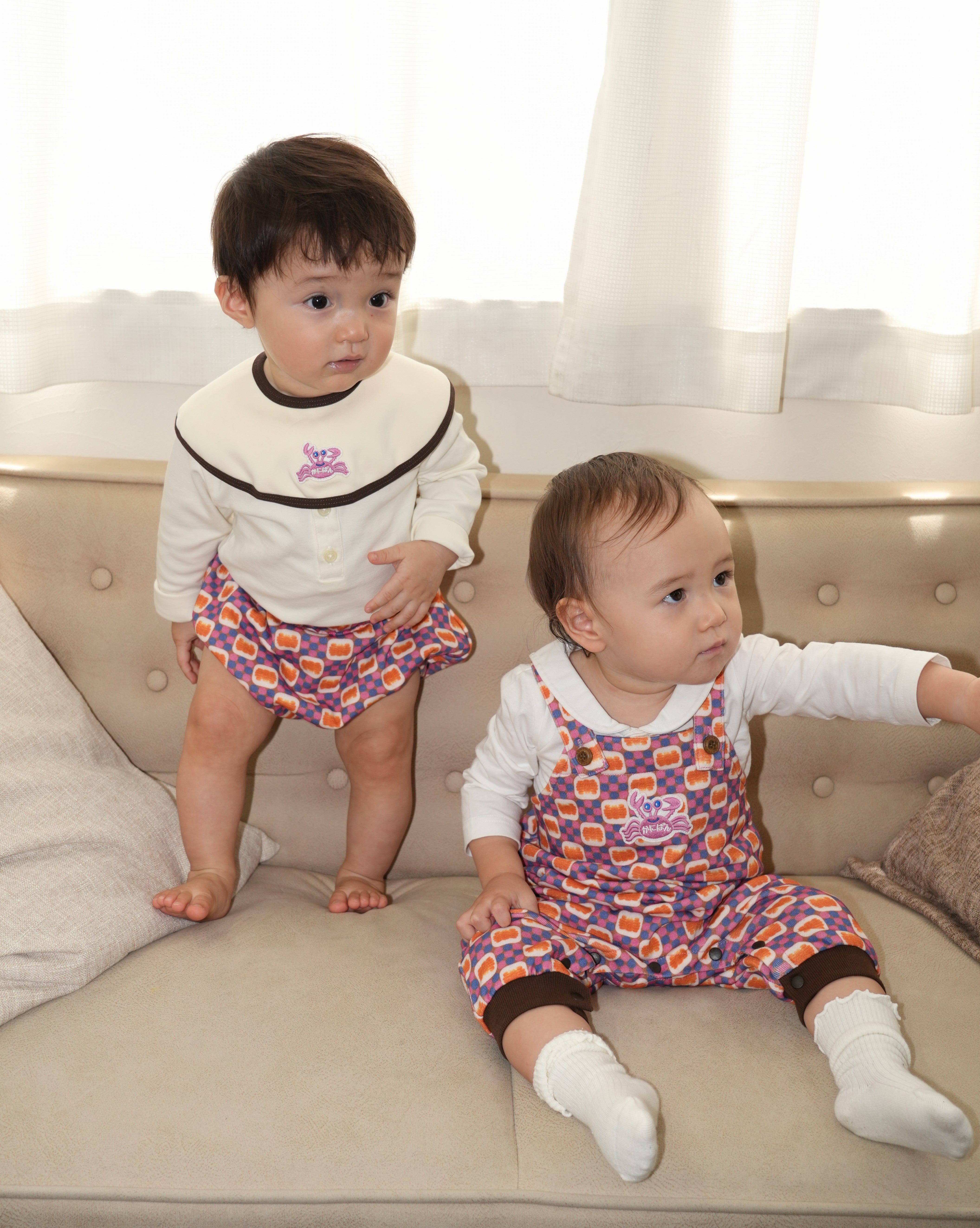 KOHANA × カニパン Bib & Bloomer Set 【110426】