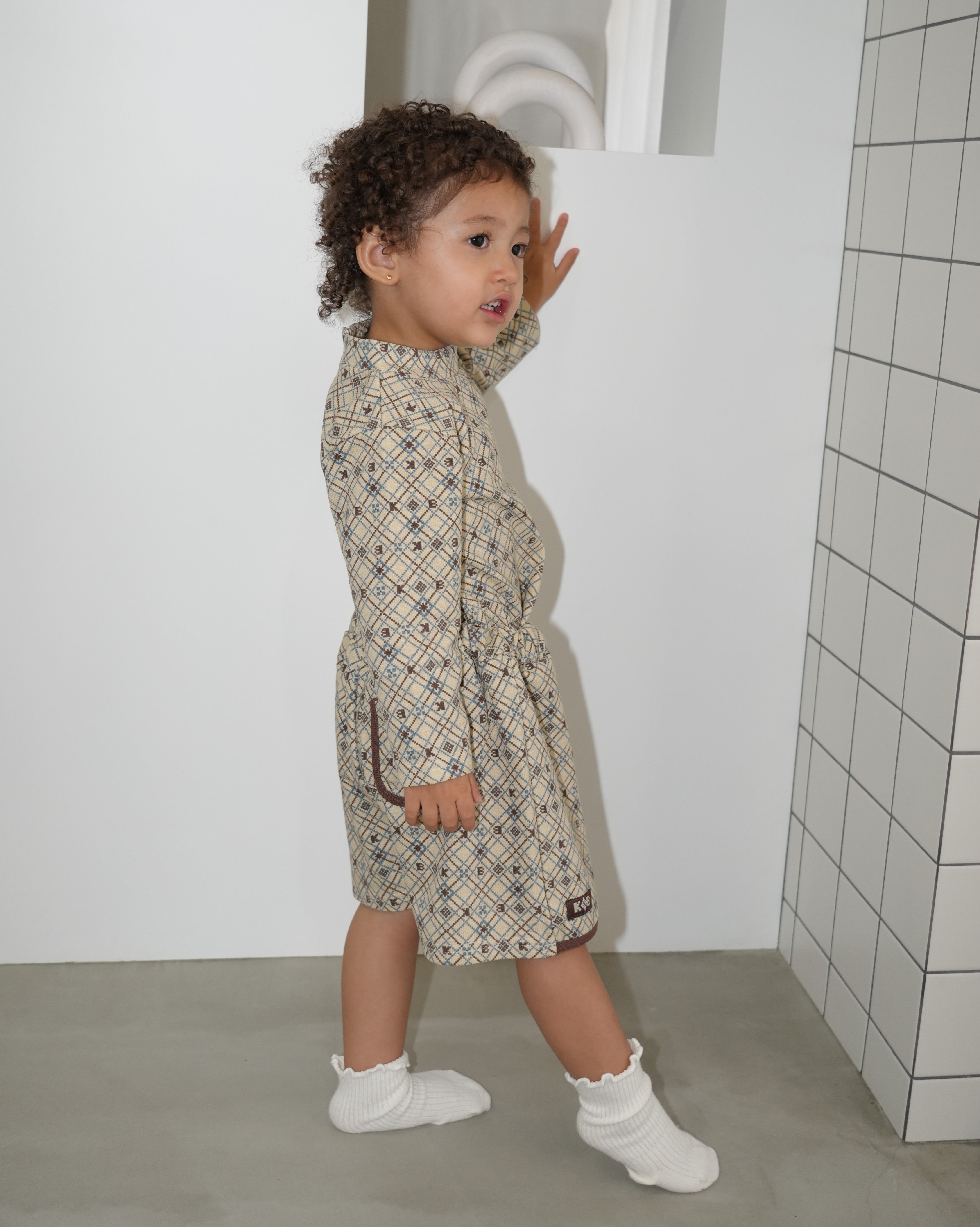 Pixel Art Wrap Skirt Pants【110316】