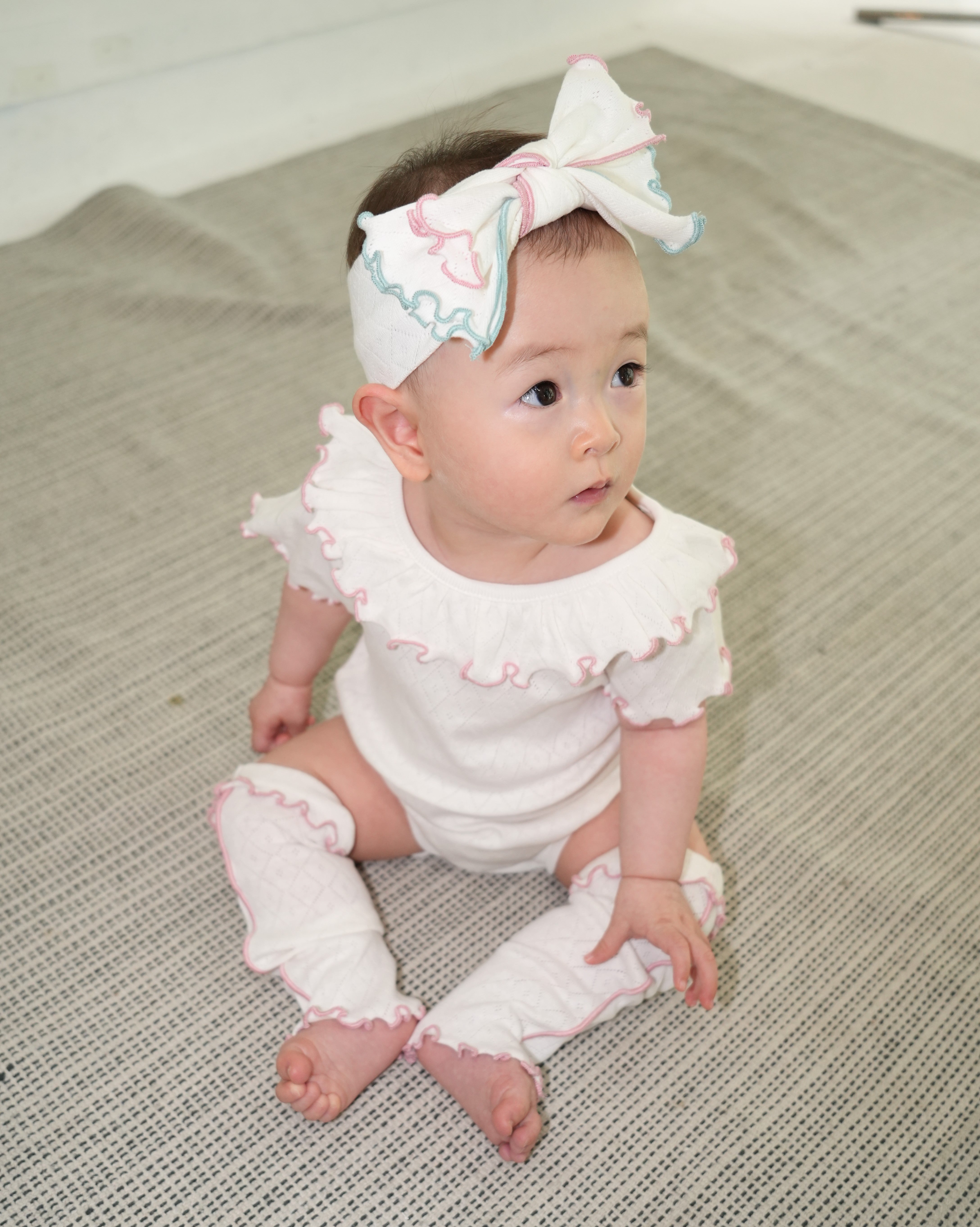 Eyelet Fraise Hair Band【110128】