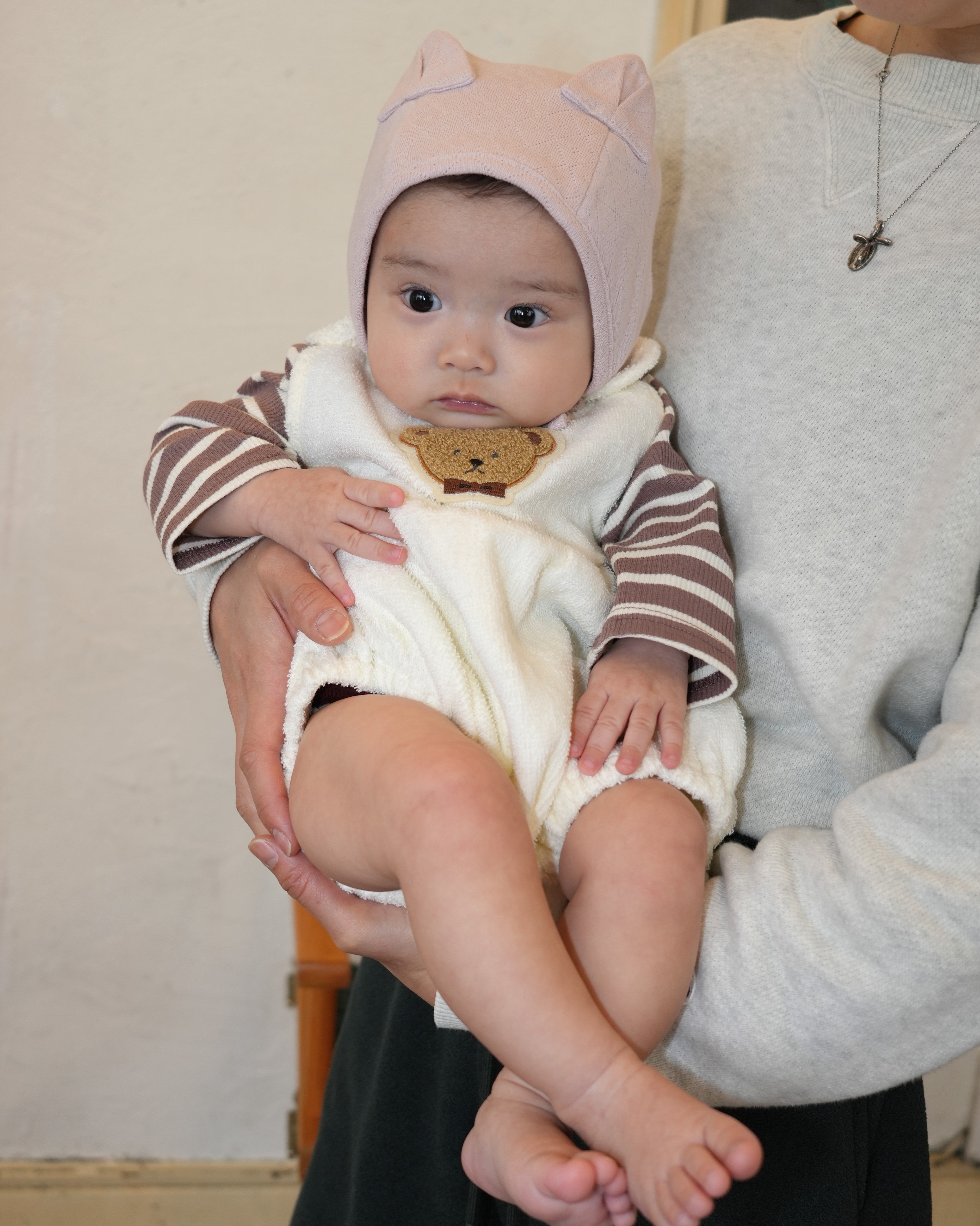 Bear Pile Salopette【150007】(ivory)