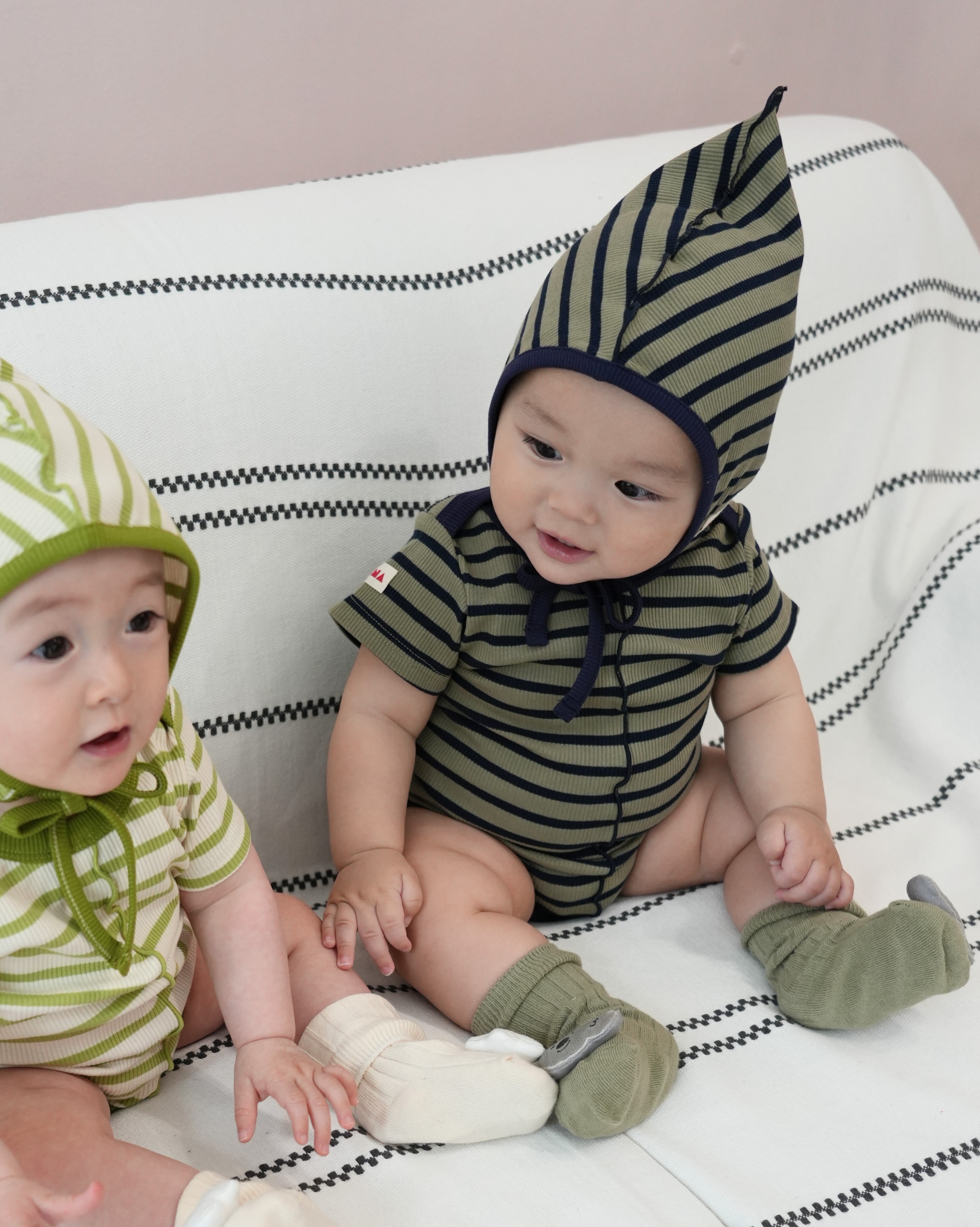 Striped Merrow Rompers【150013】 (DGR)