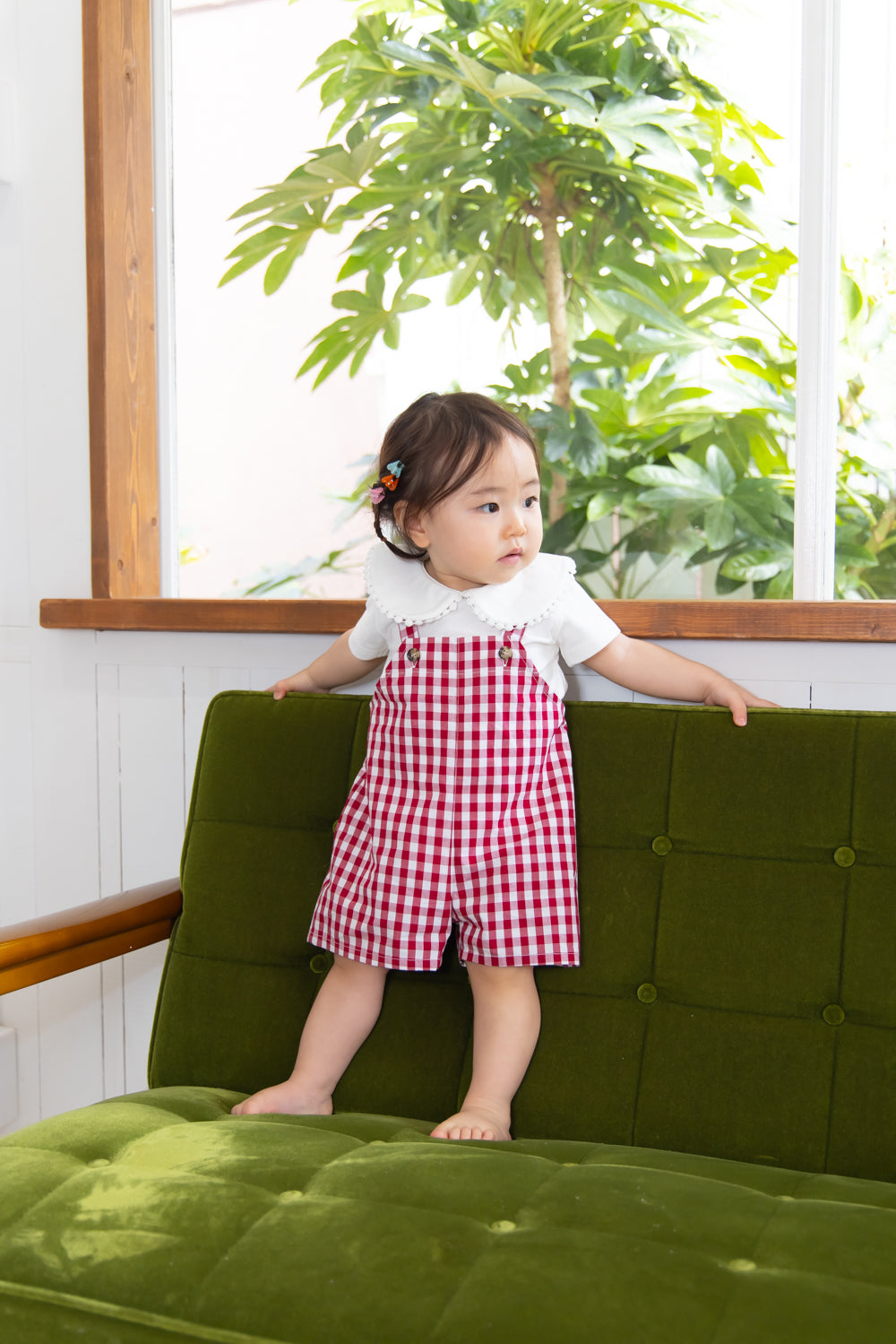 ショート丈サロペット【110059】