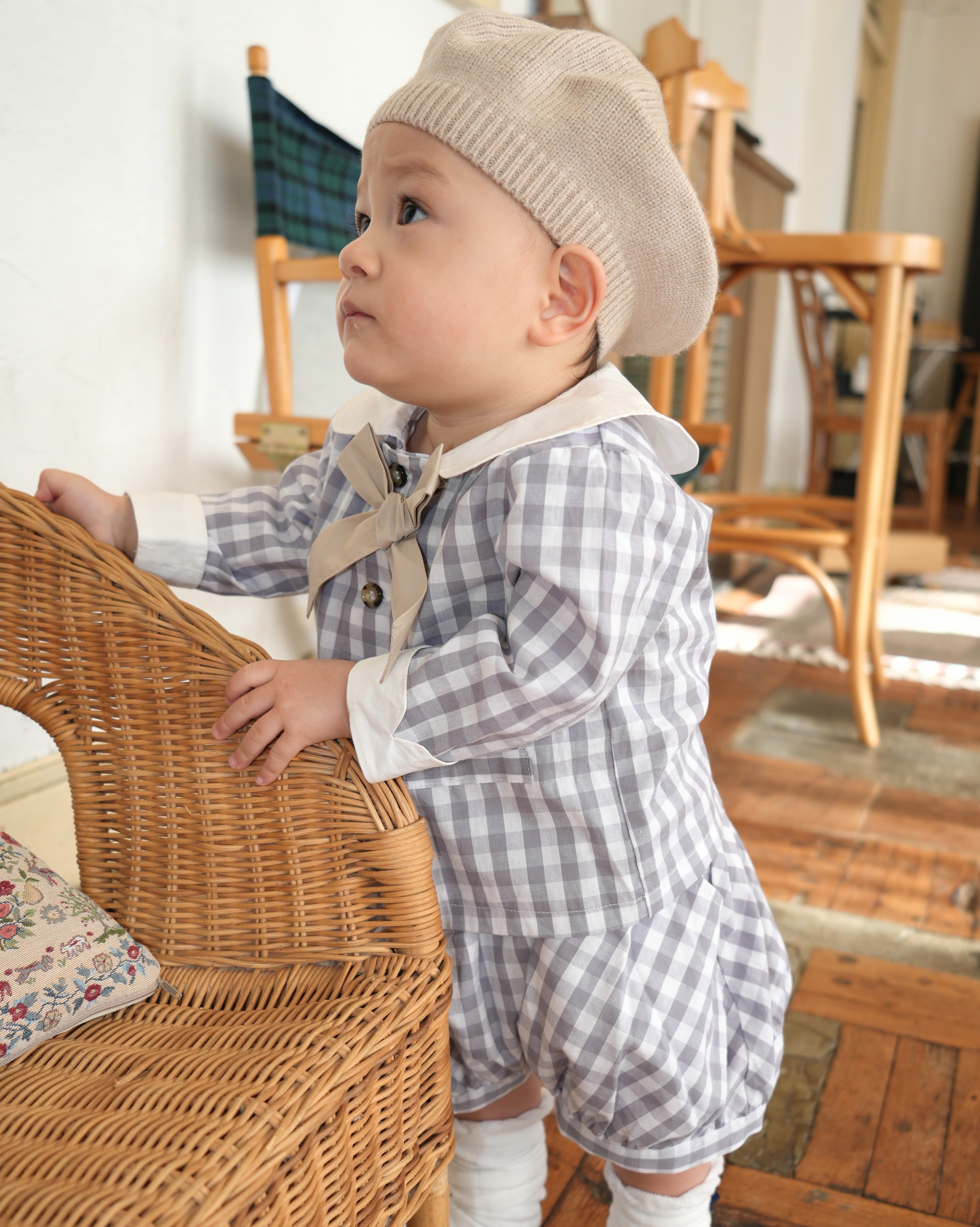 Sailor Collar Set up【110044】(gray)