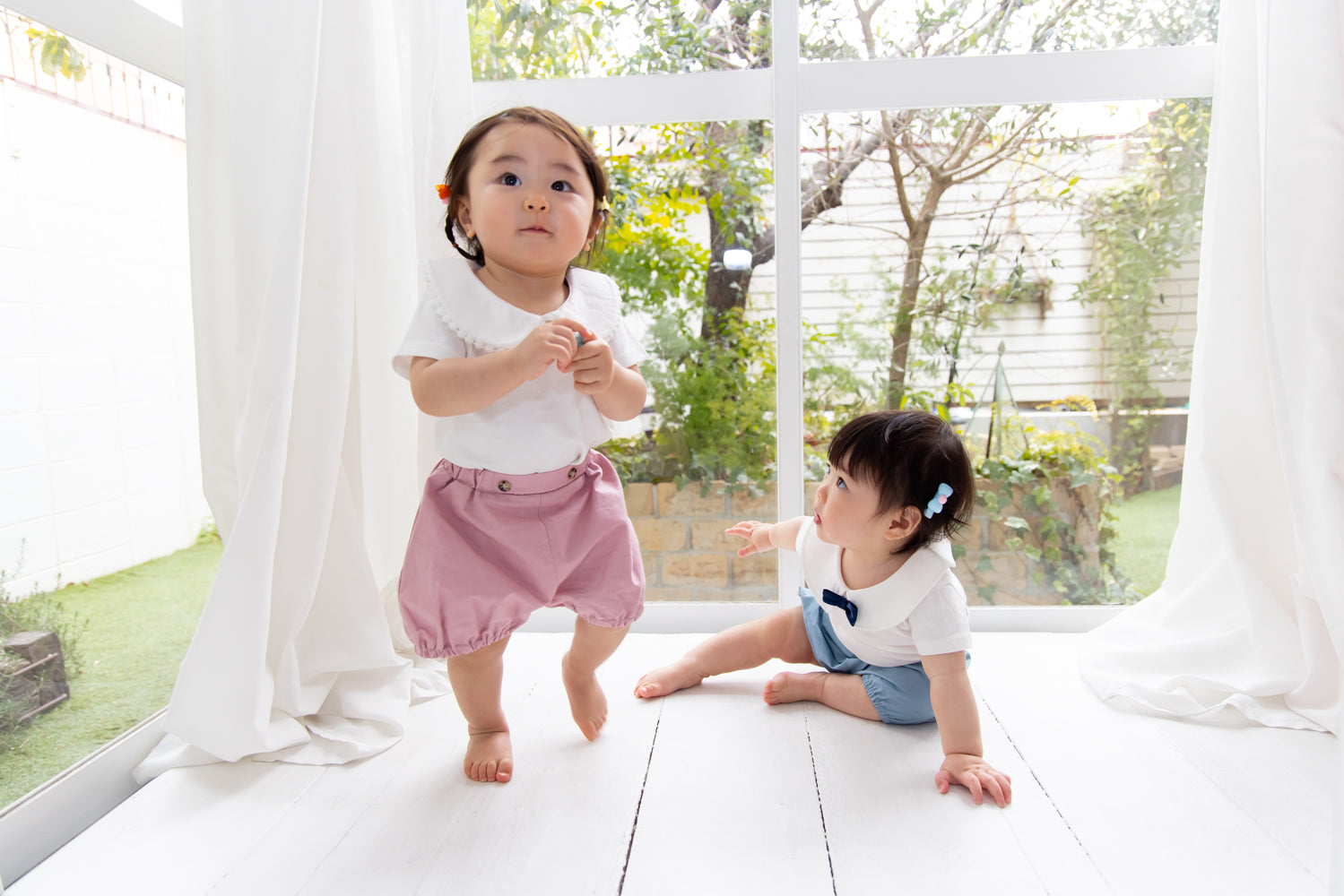 半袖蝶ネクタイカラーシャツ【110071】