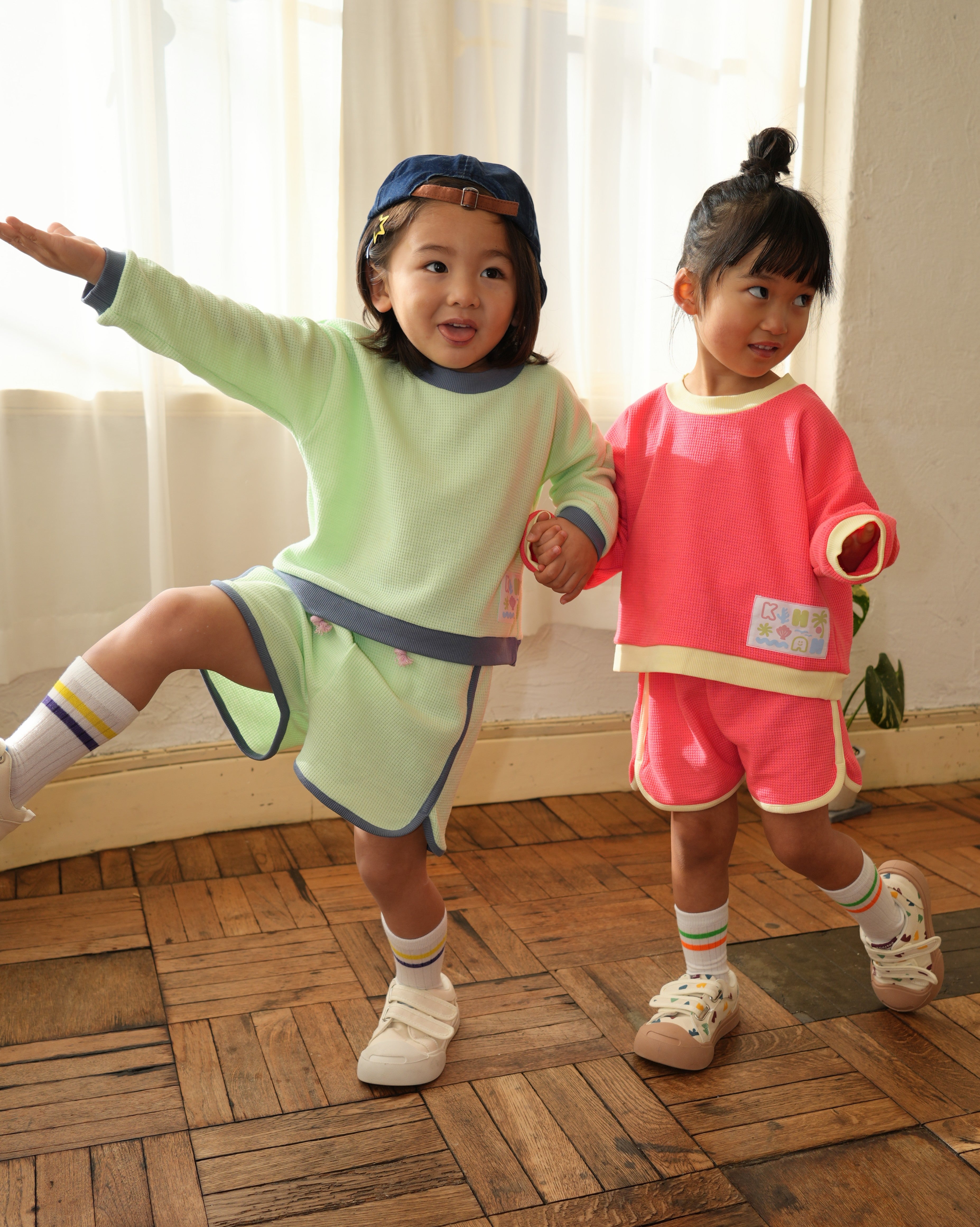 Neon Color Sweatshirt【110200】(orange)