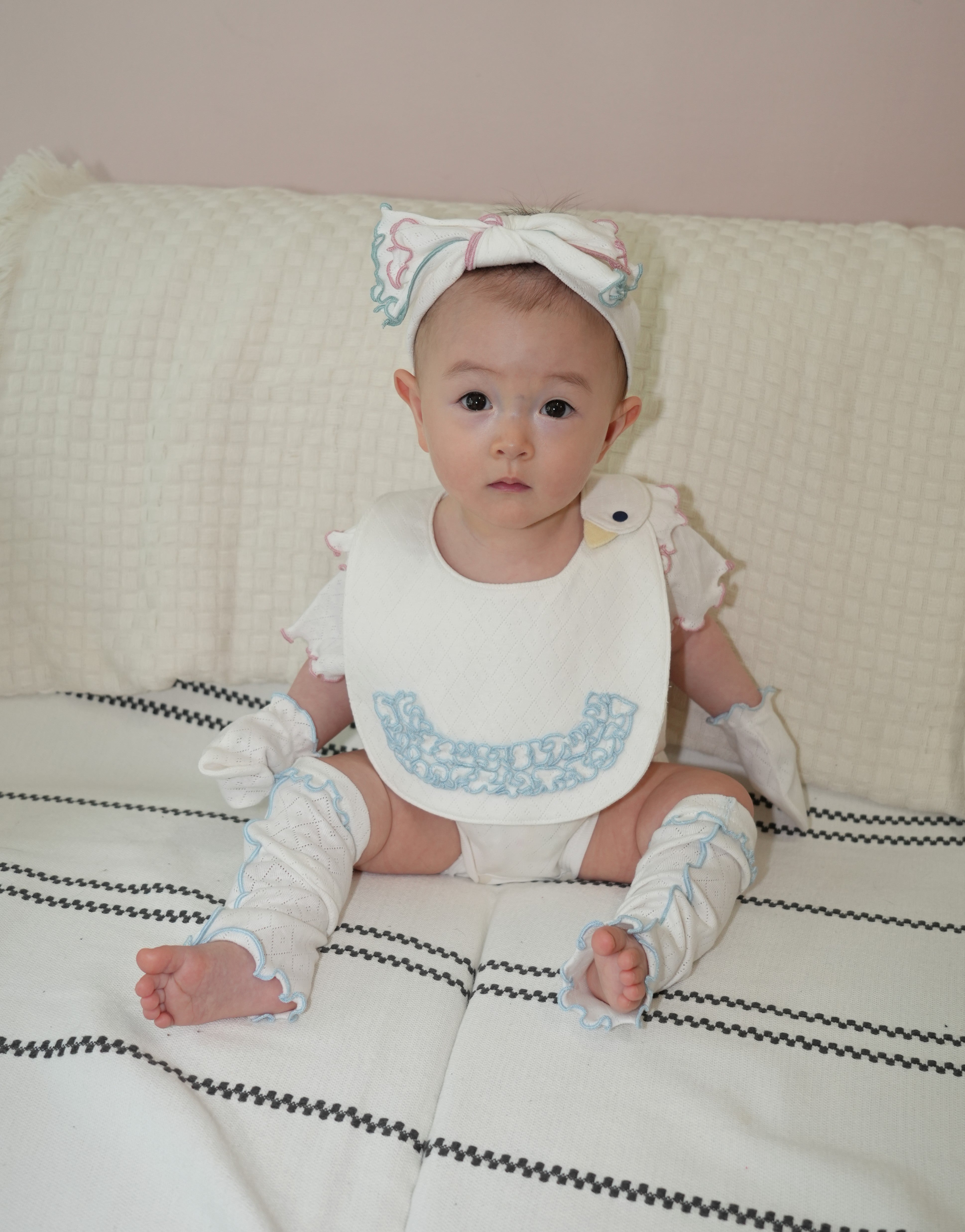 Eyelet Rib Baby Gift Set【150009】
