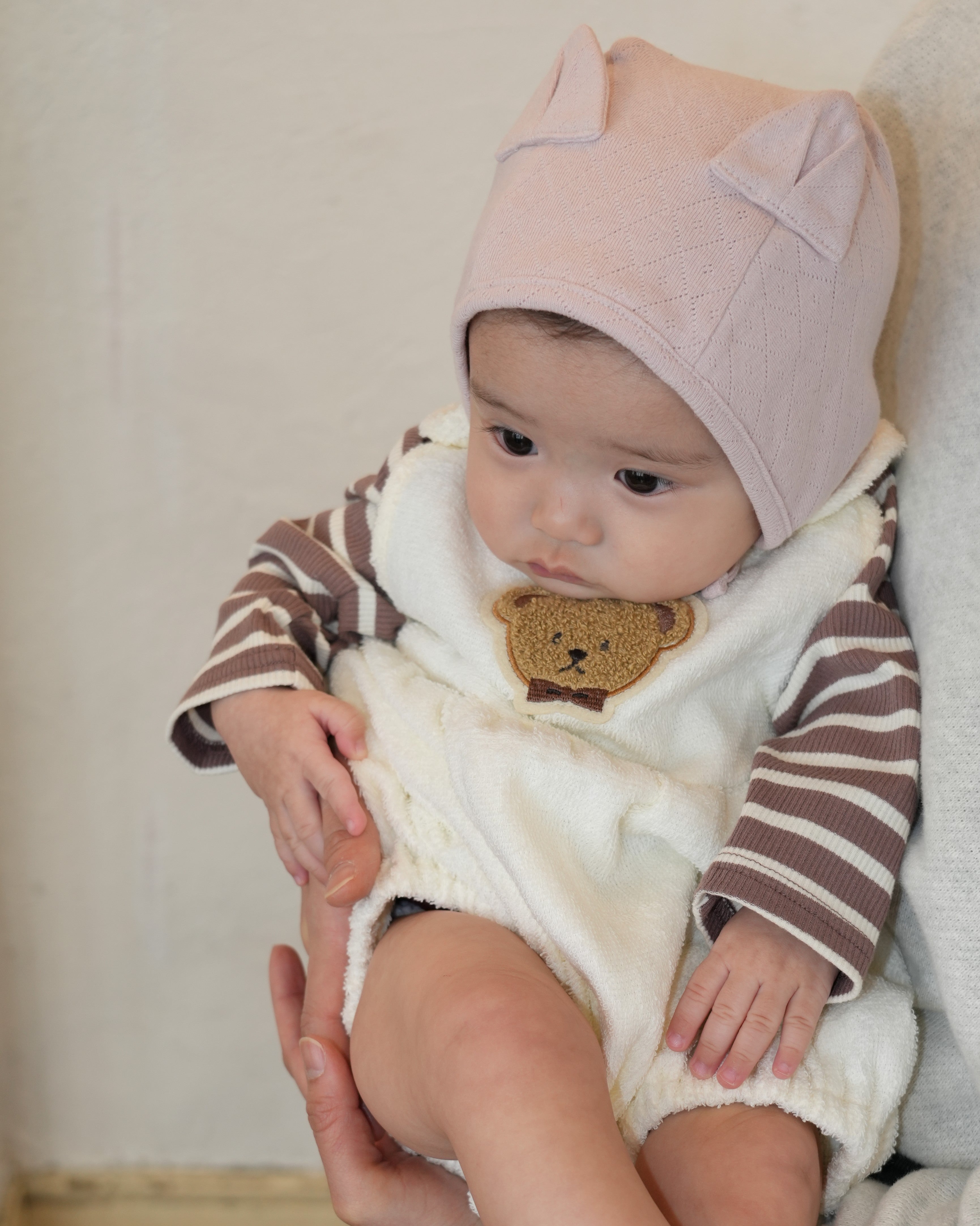 Bear Pile Salopette【150007】(ivory)