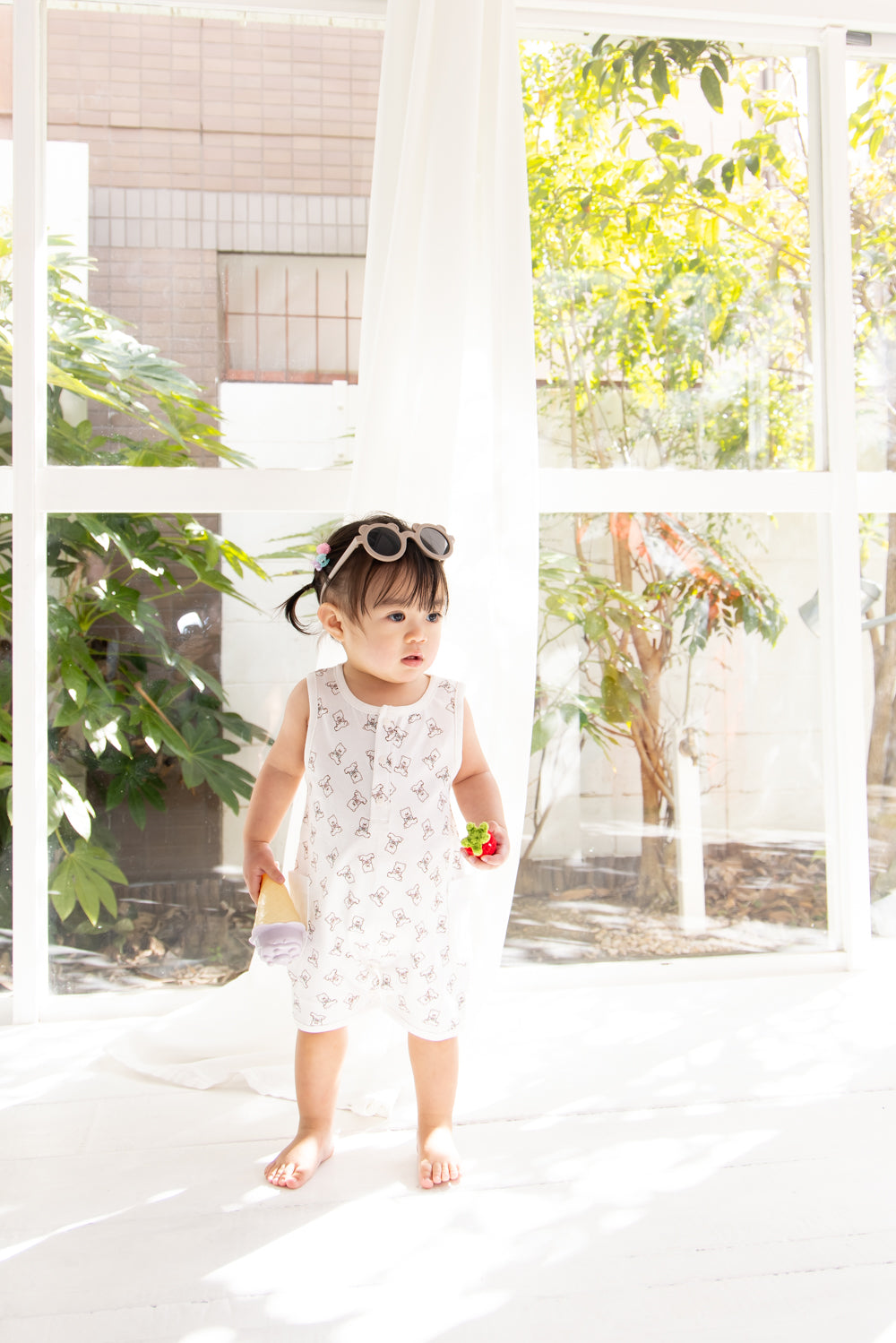 コハナベアーカバーオール【110066】