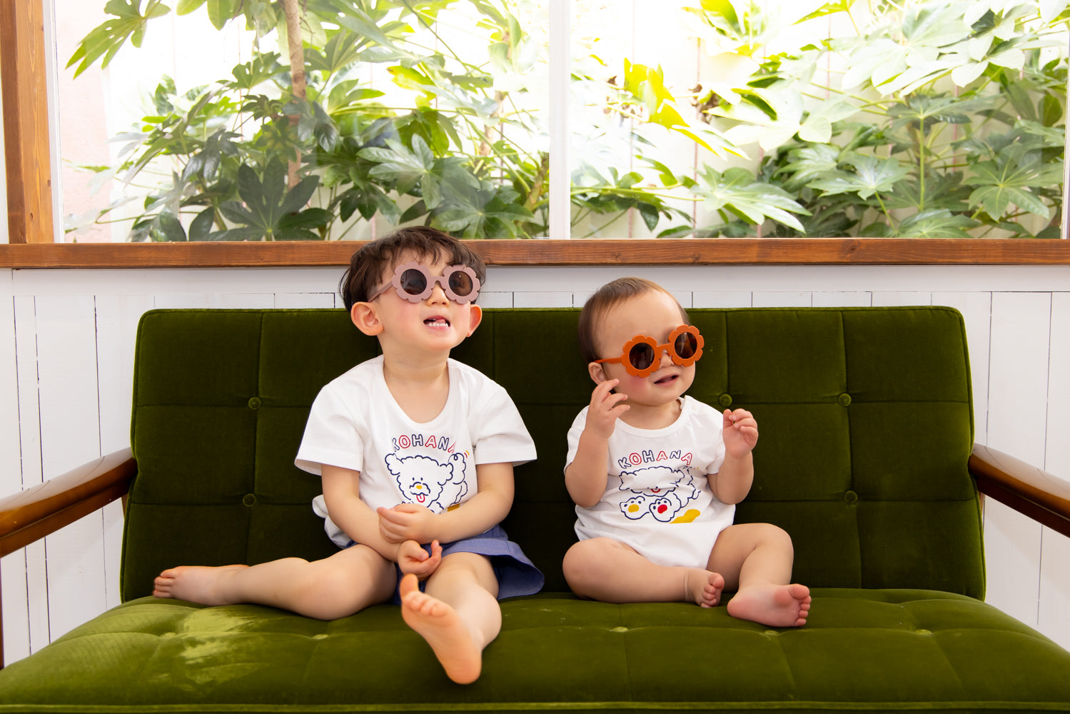 おさんぽわんわんロンパース【110063】