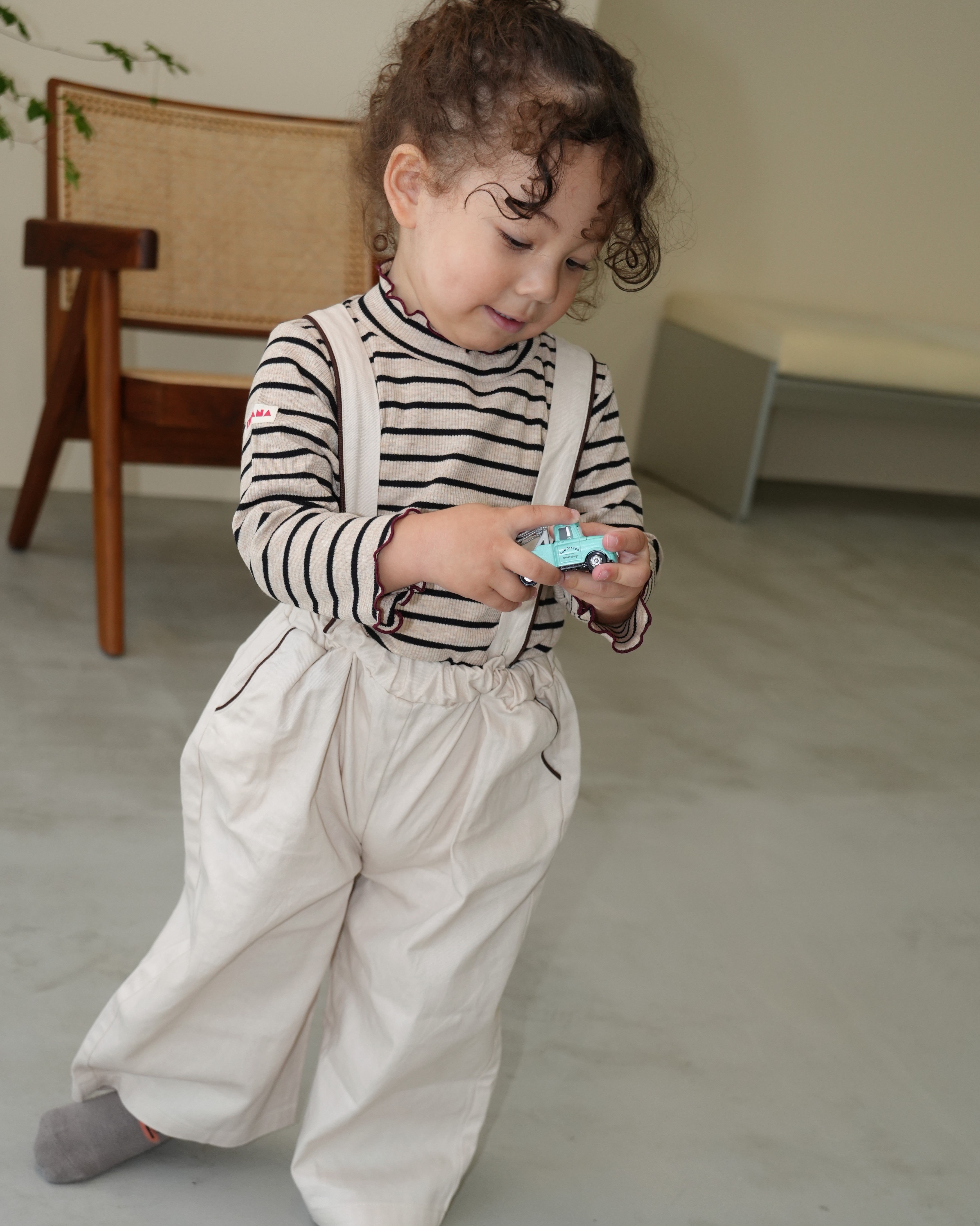 Striped Merrow Tops【110404】 (brown)