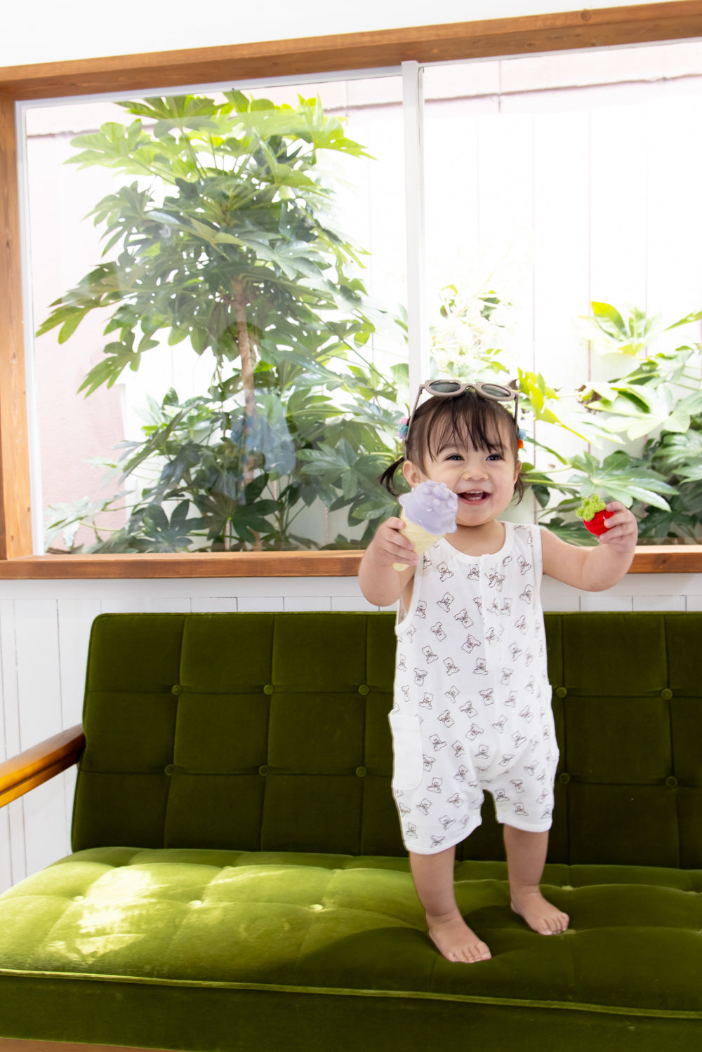 コハナベアーカバーオール【110066】