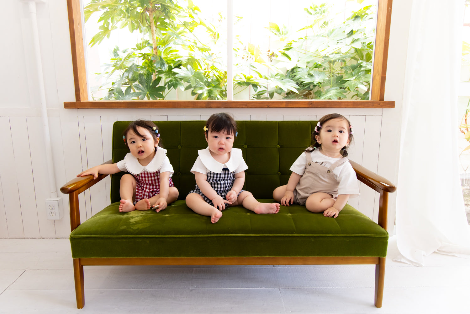 半袖蝶ネクタイカラーシャツ【110071】