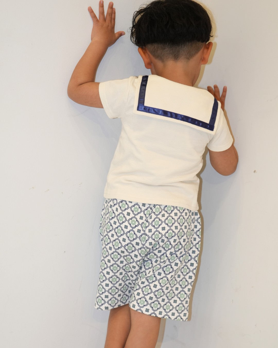 Sailor Collar Design Tops【110253】 (White)