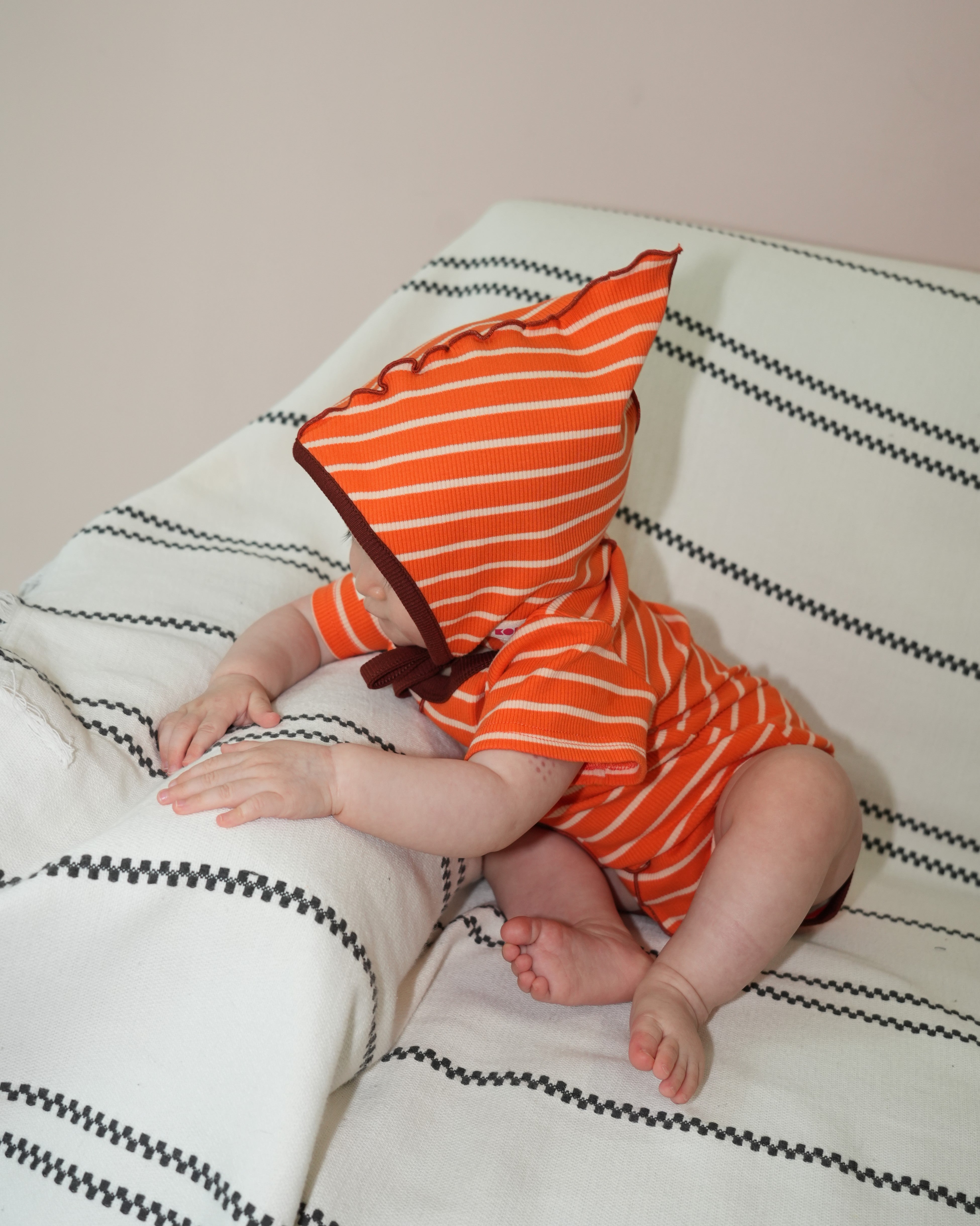 Striped Merrow Rompers【150013】 (OR)
