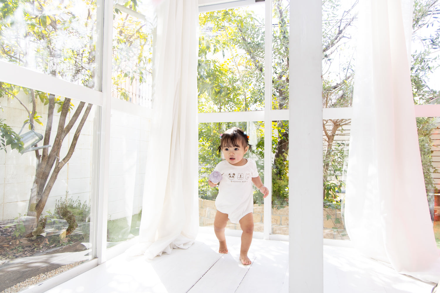 3匹のどうぶつさんロンパース【110062】