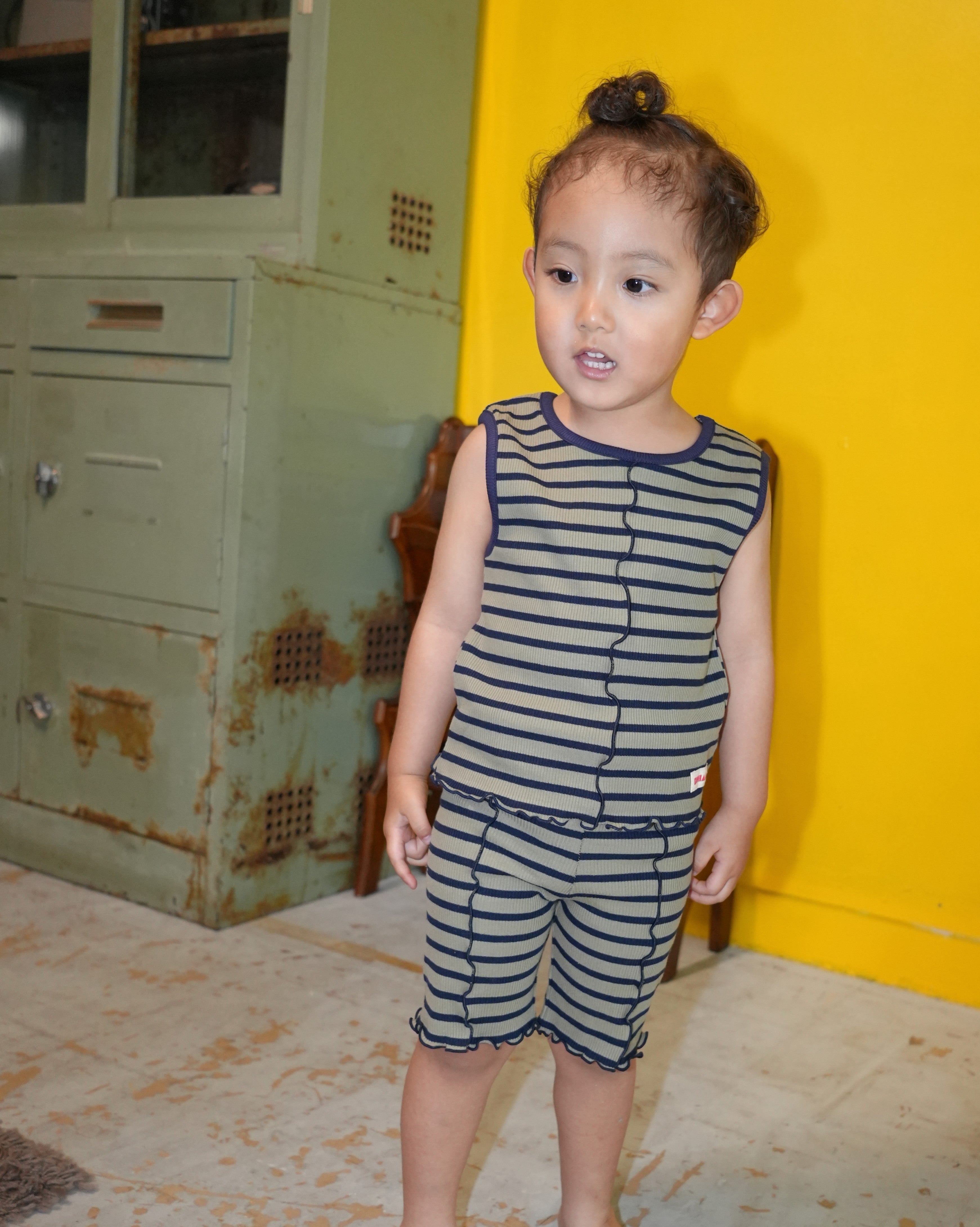 Striped Mellow Tank Top【150015】 (DGR)