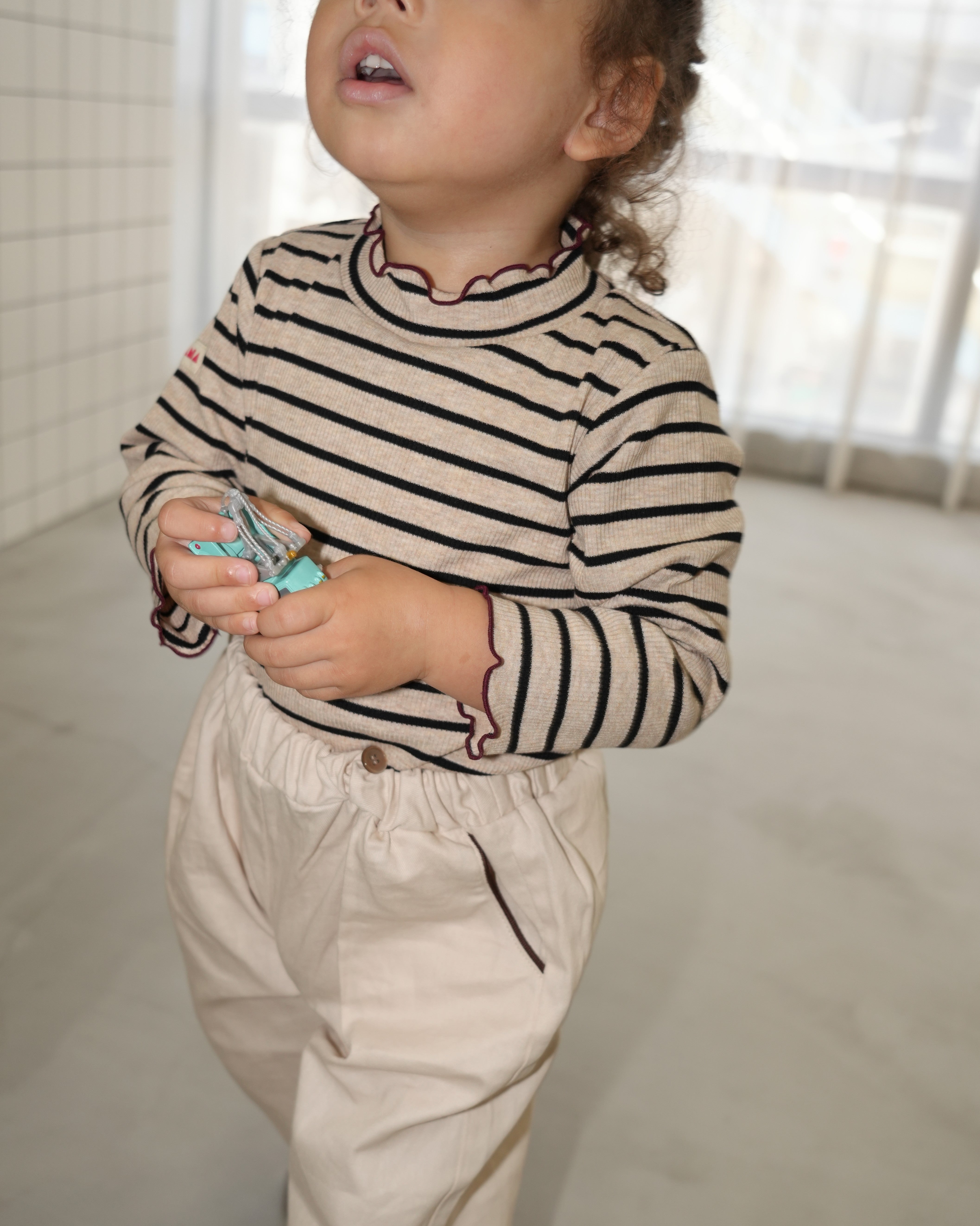 Striped Merrow Tops【110404】 (brown)