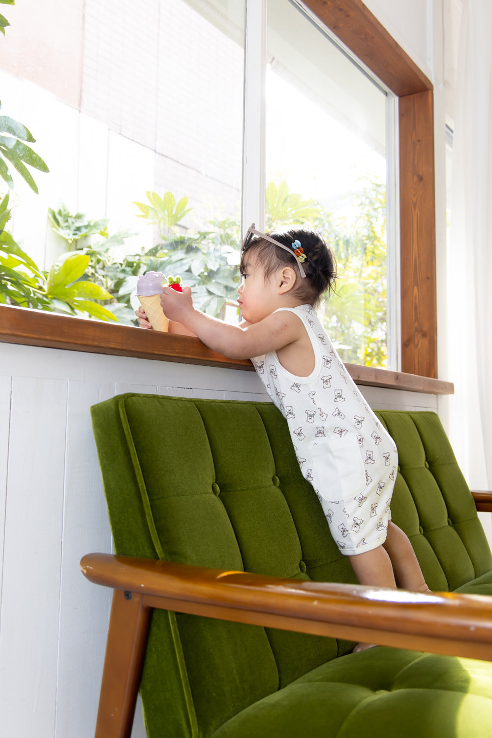 コハナベアーカバーオール【110066】