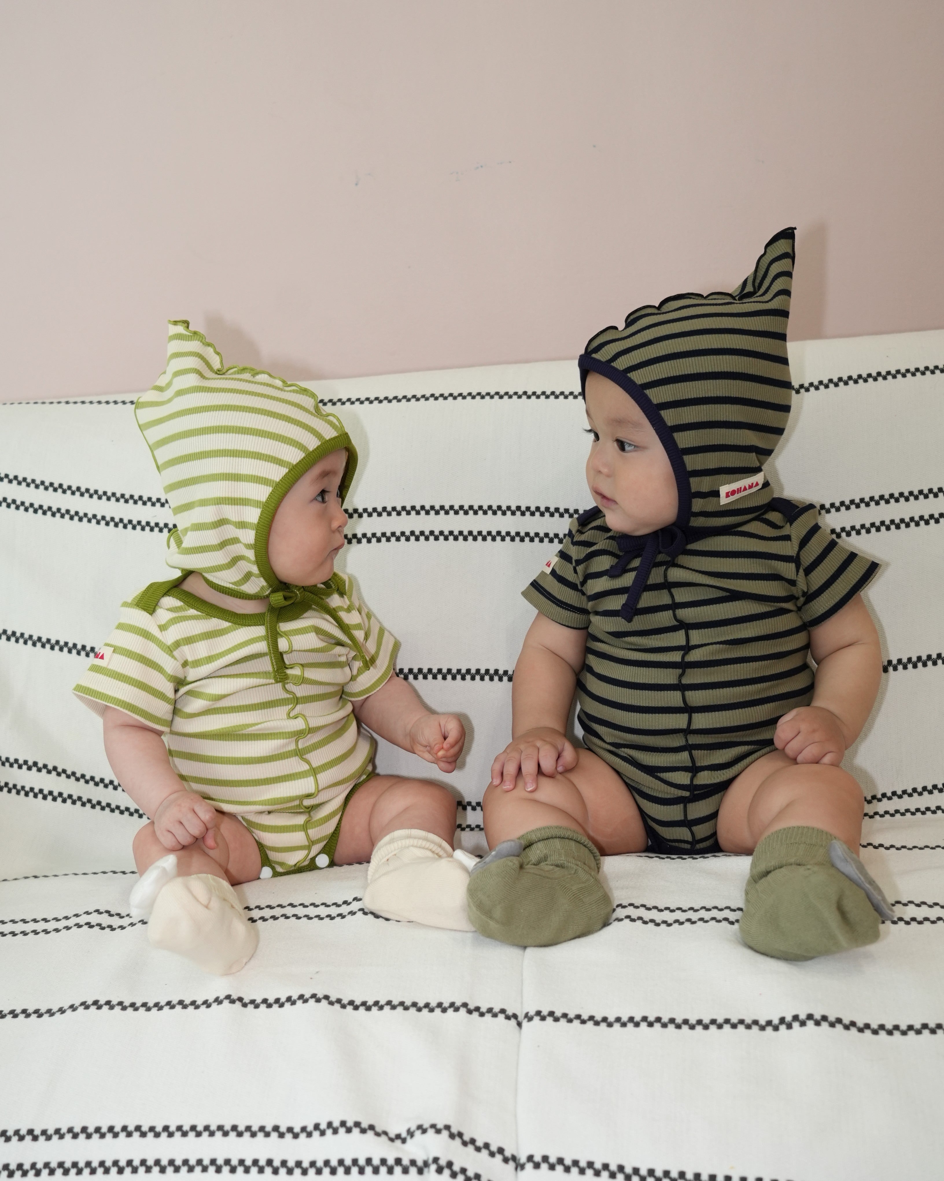 Striped Merrow Rompers【150013】 (DGR)