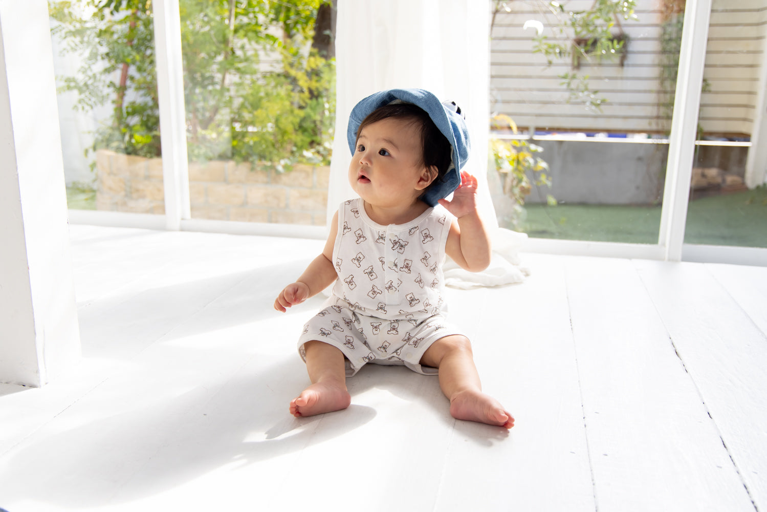 コハナベアーカバーオール【110066】