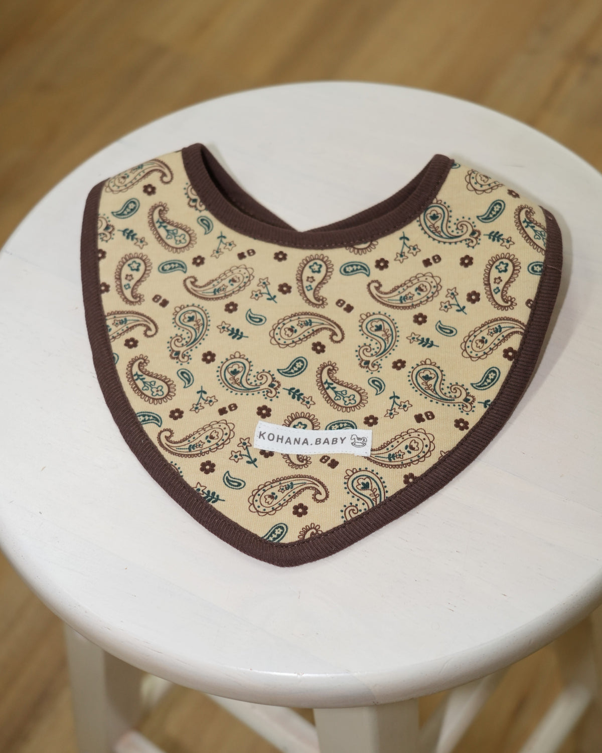 Floral Paisley Bib【110337】