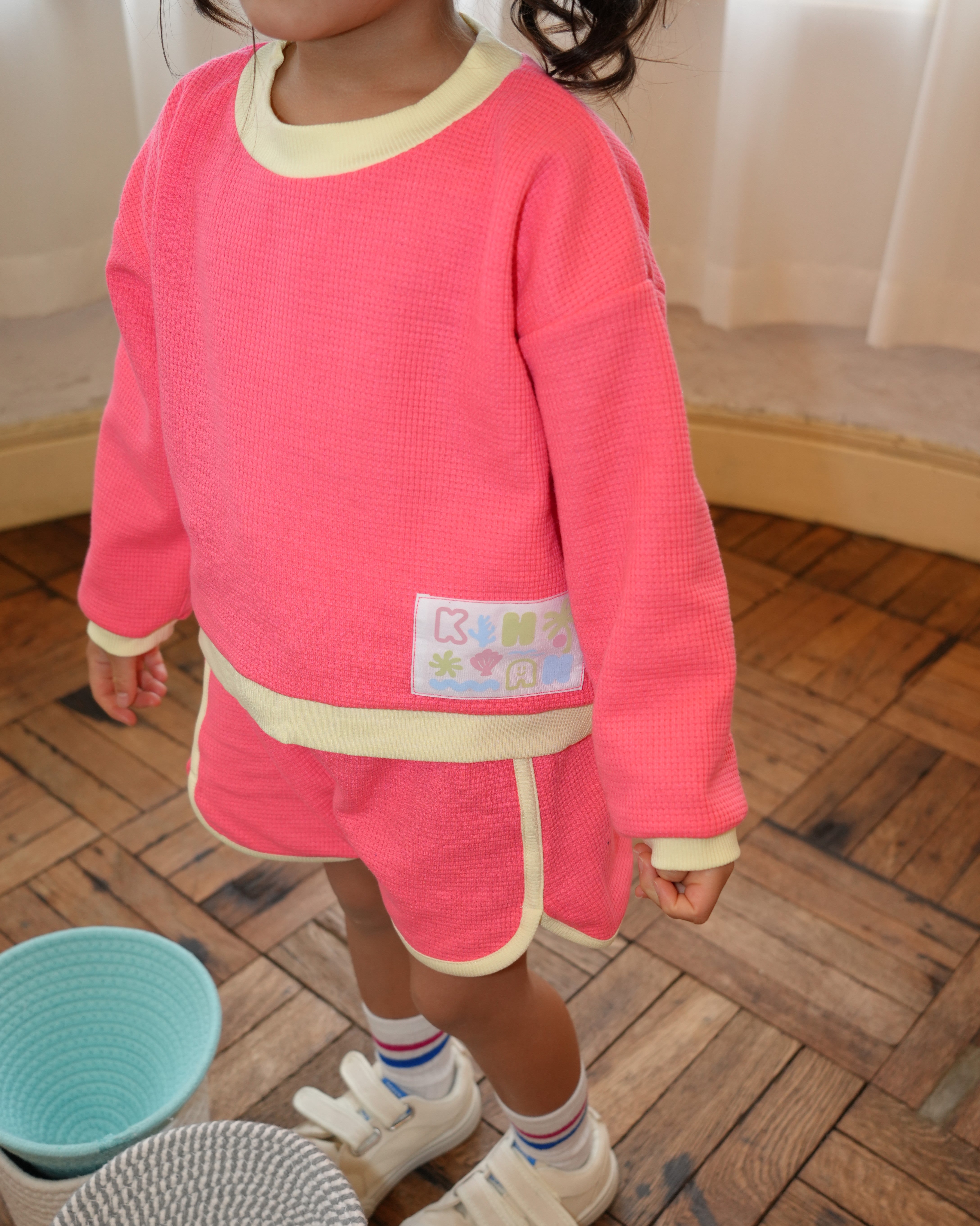 Neon Color Sweatshirt【110200】(orange)