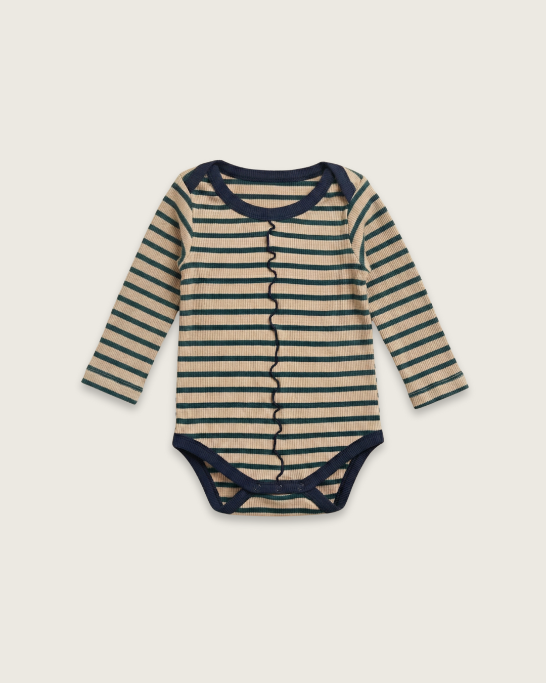 Striped Merrow Rompers【110204】(green)