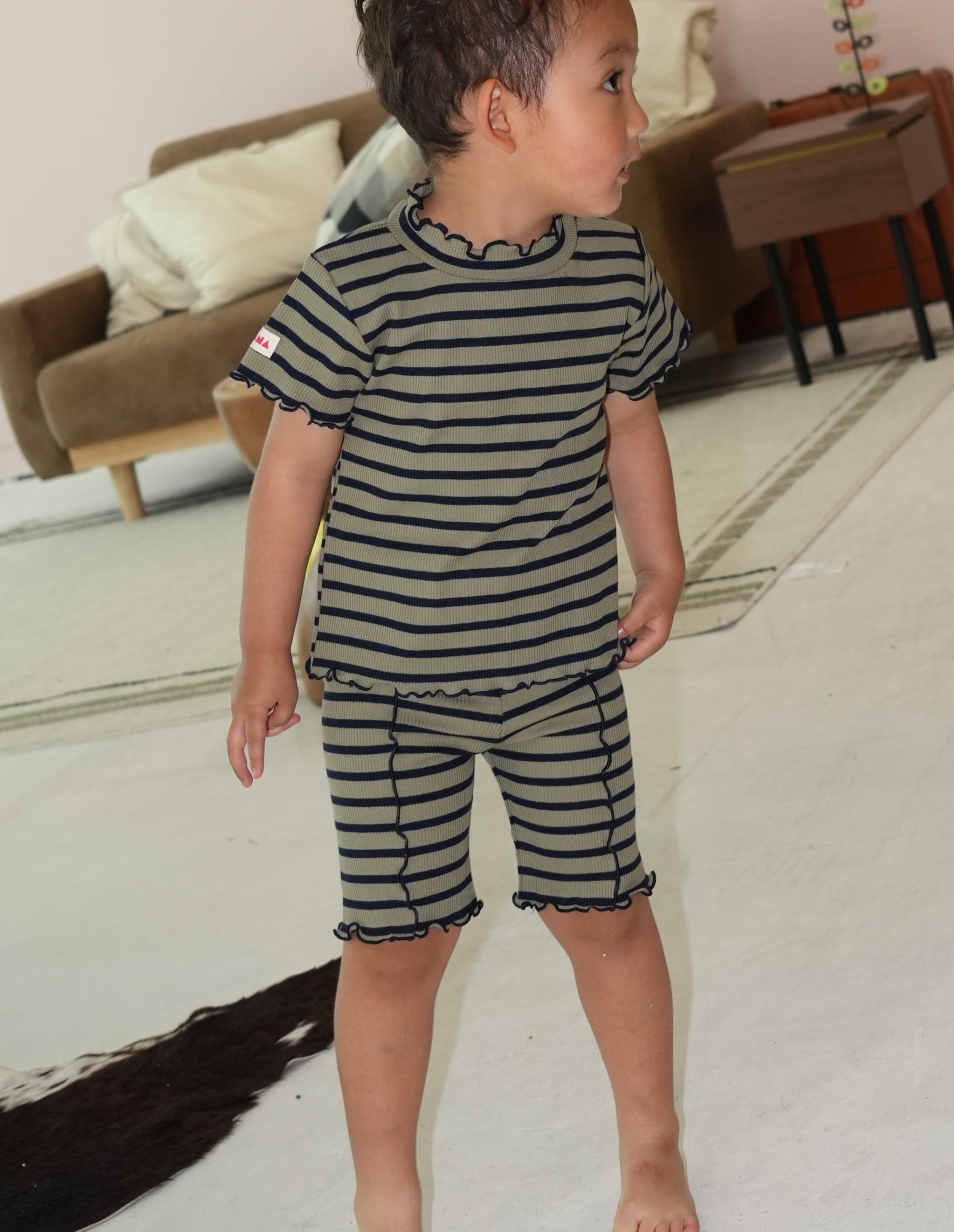 Striped Merrow Leggings【150016】 (DGR)