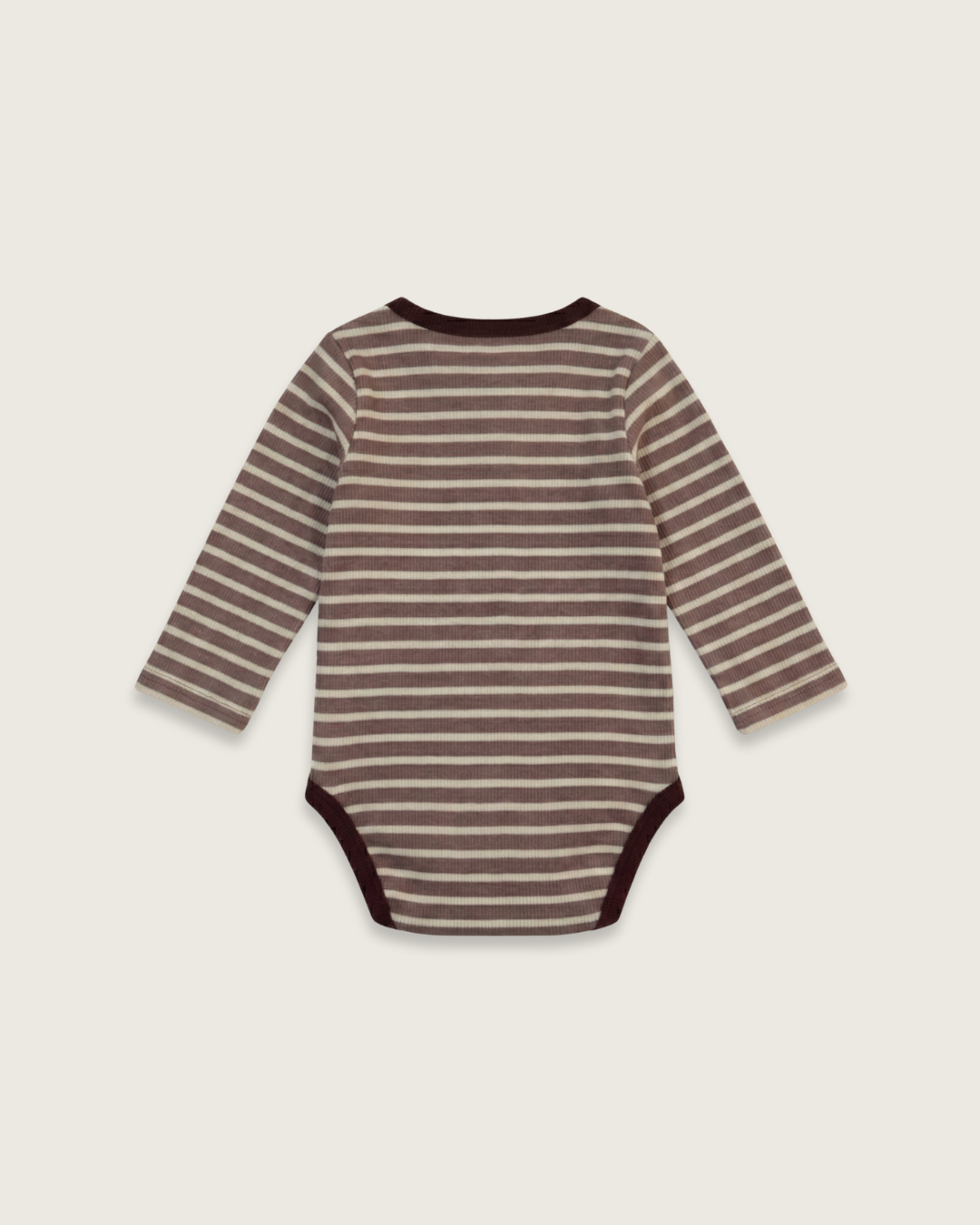 Striped Merrow Rompers【110204】(brown)