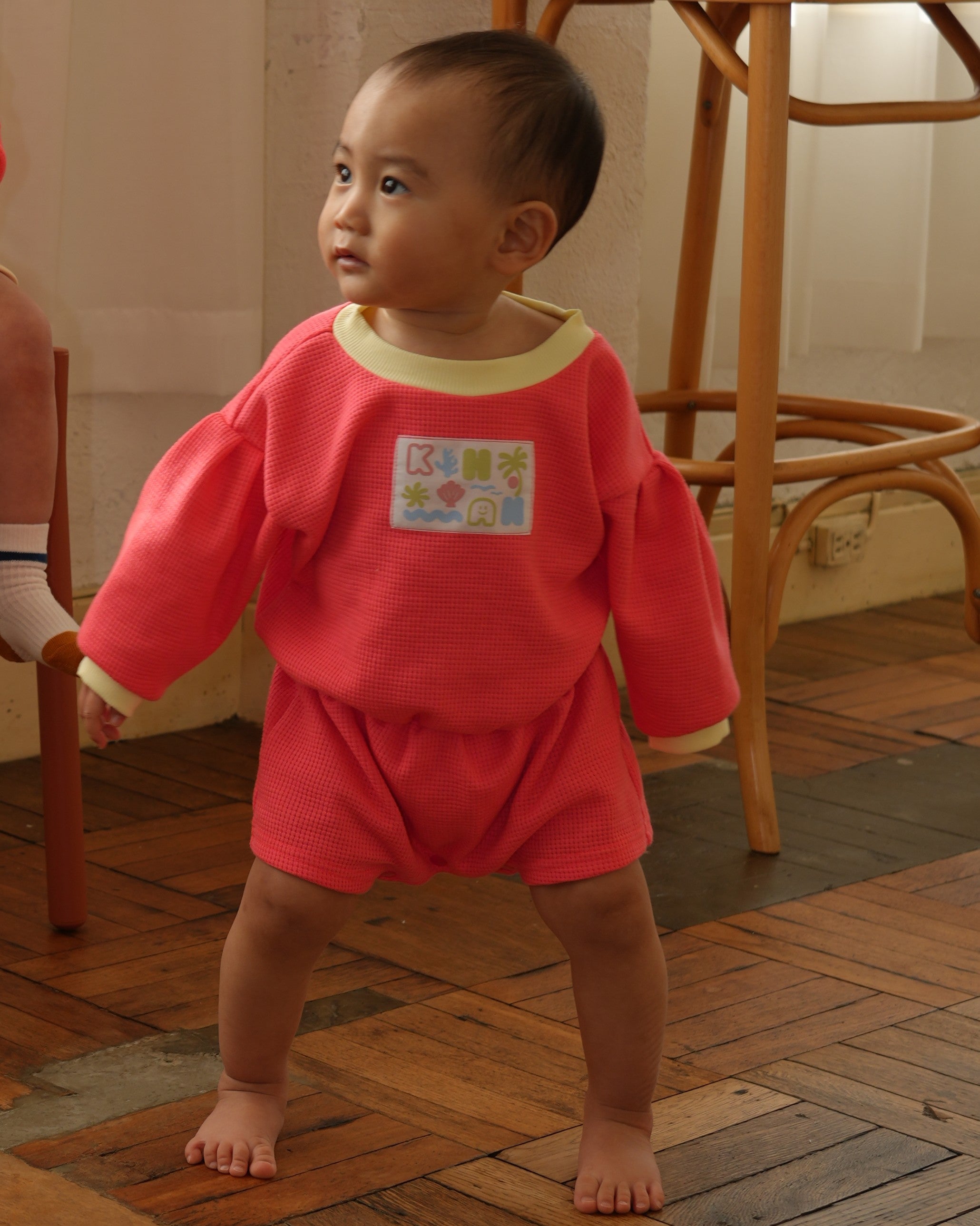 Neon Color Rompers【110202】(orange)