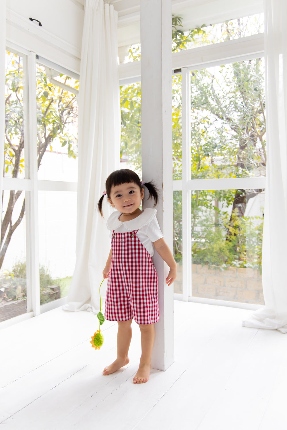 ショート丈サロペット【110059】