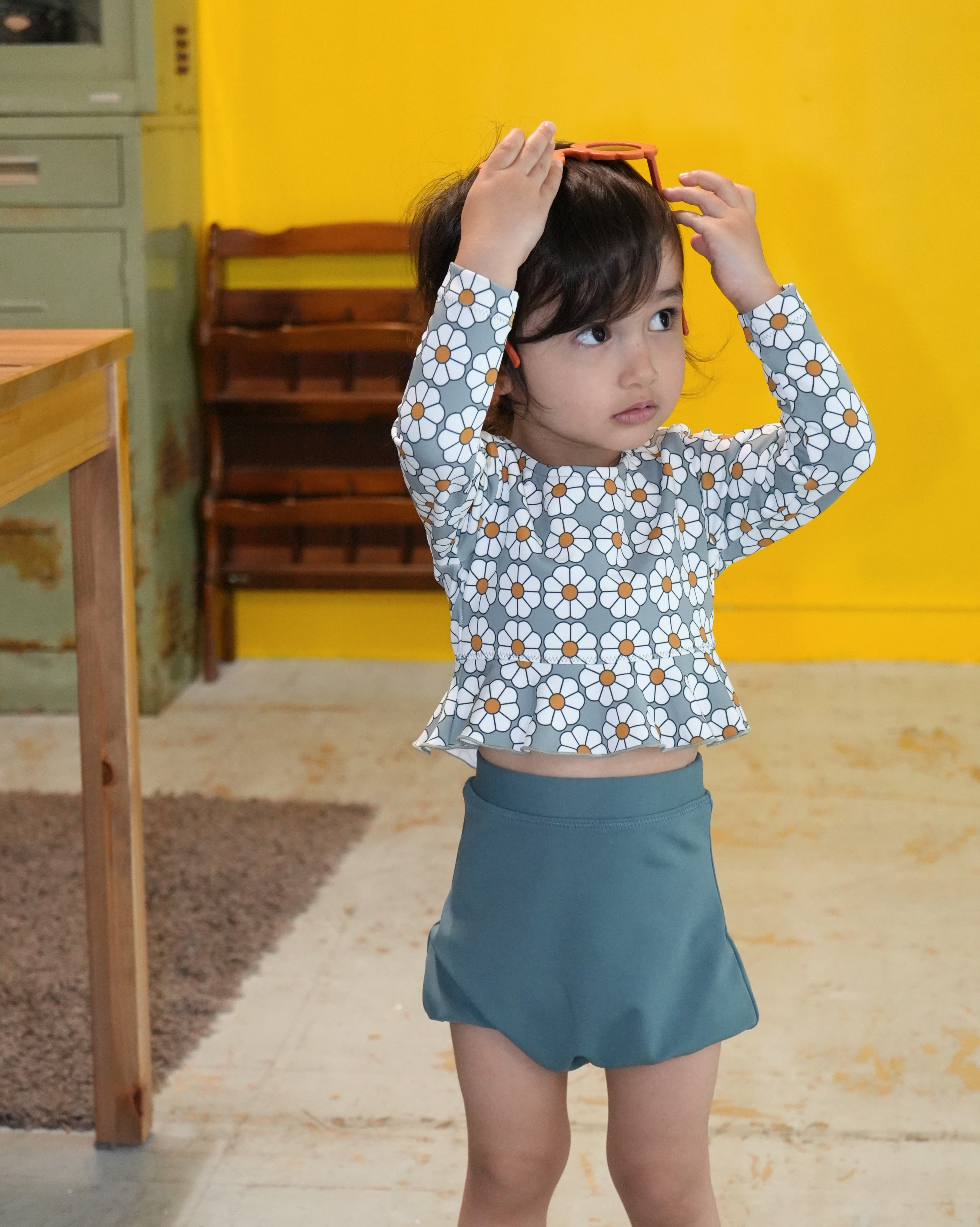 Retro Daisy Swimwear (Girls)【150029】