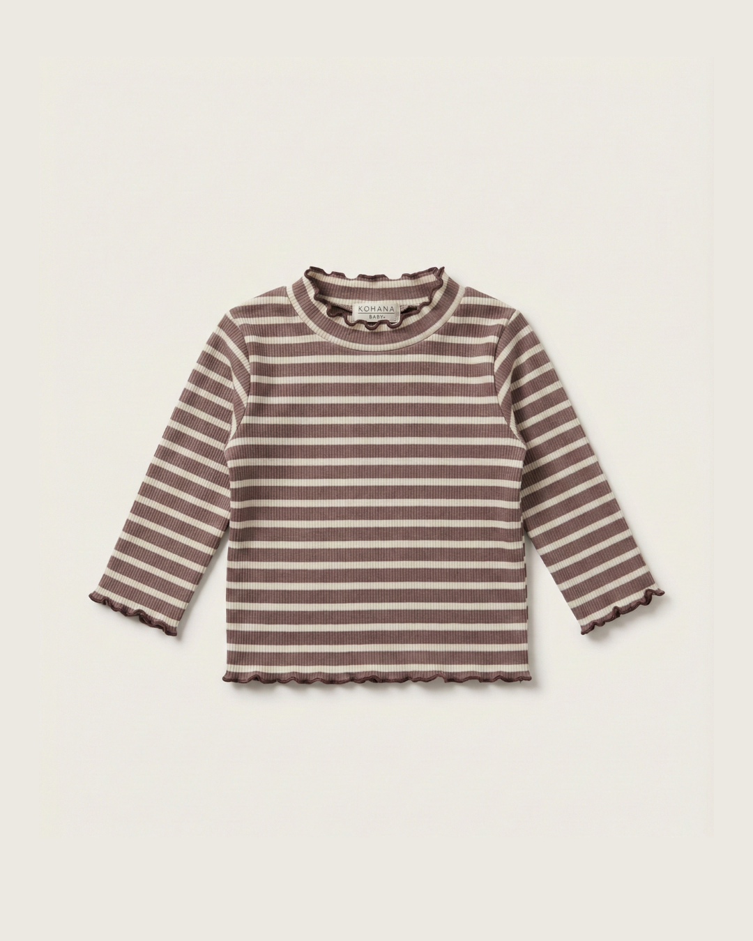 Striped Merrow Tops【110205】(brown)