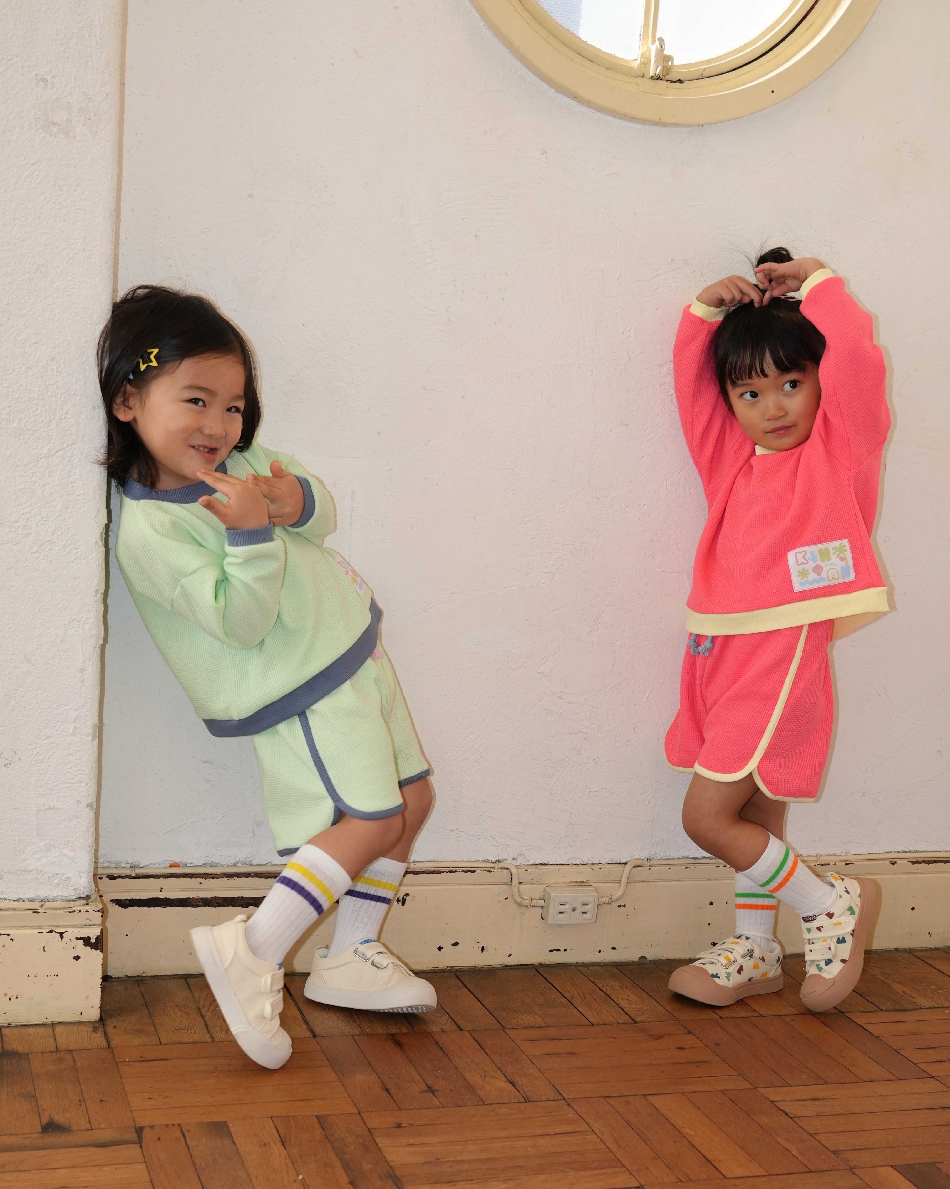 Neon Color Sweatshirt【110200】(orange)