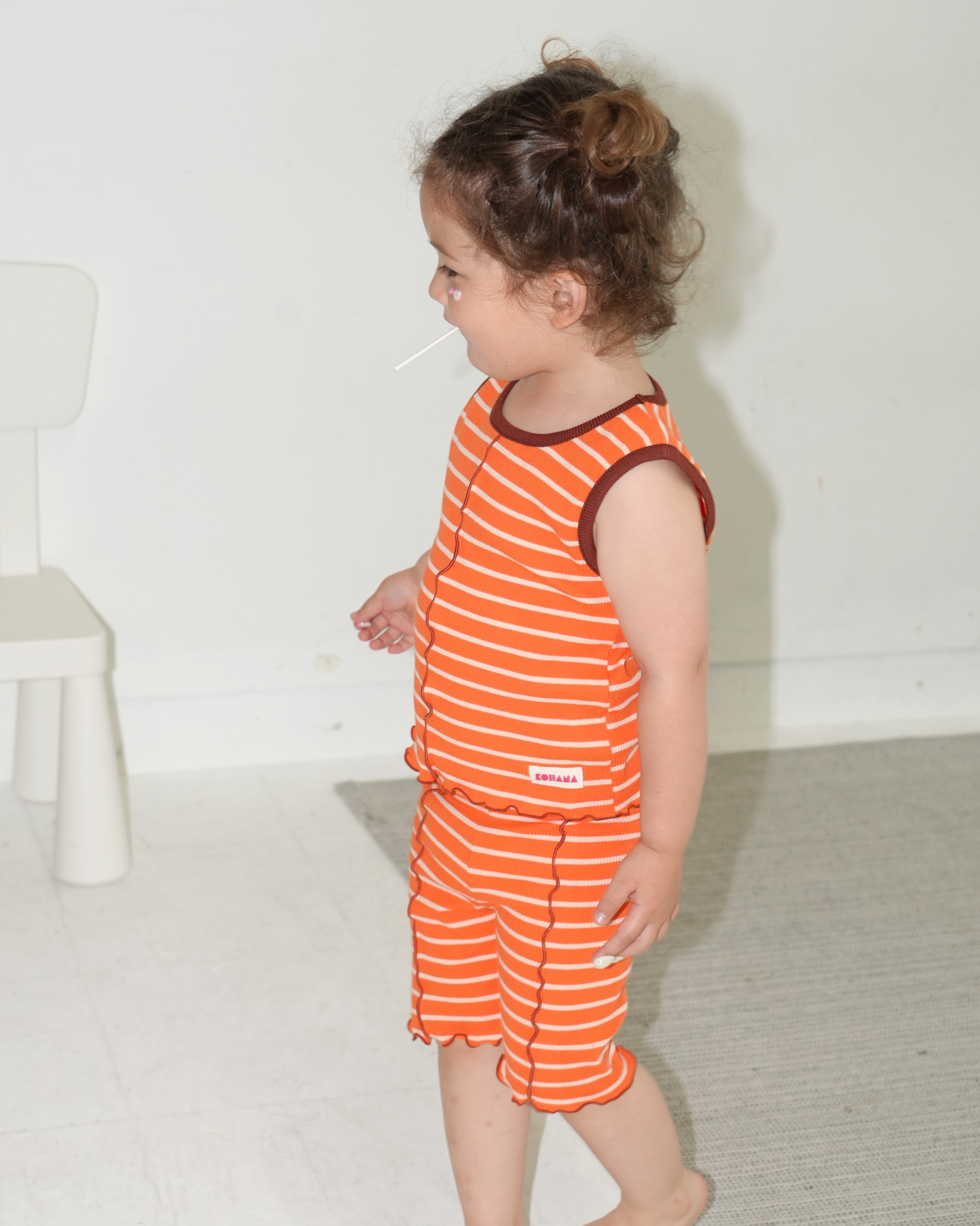 Striped Mellow Tank Top【150015】 (OR)