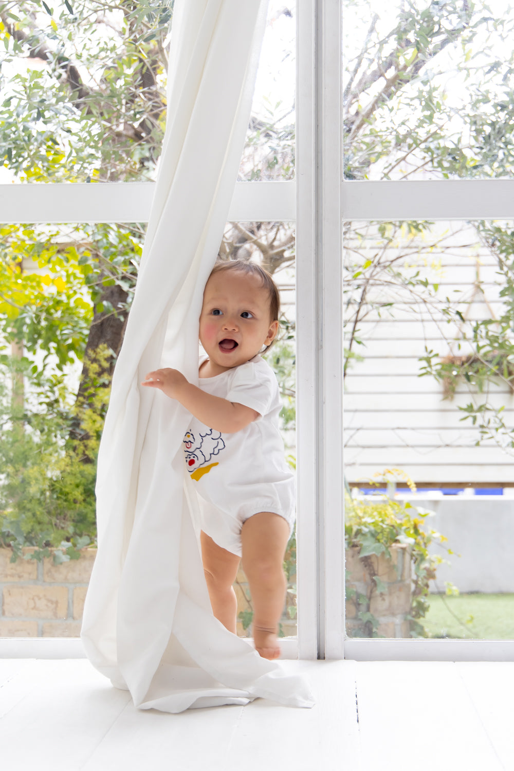 おさんぽわんわんロンパース【110063】