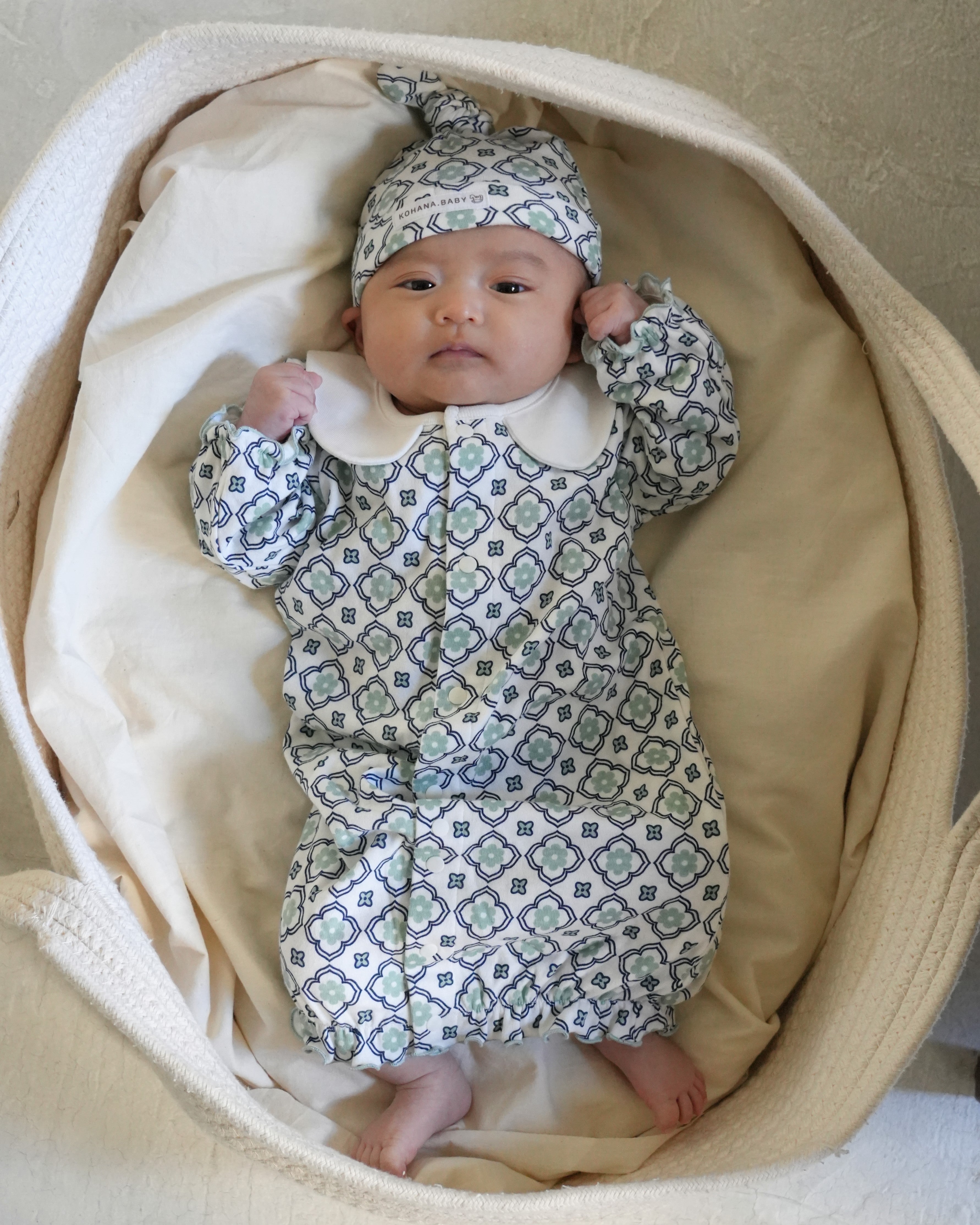 Vintage Tile Pattern Beanie【110113】