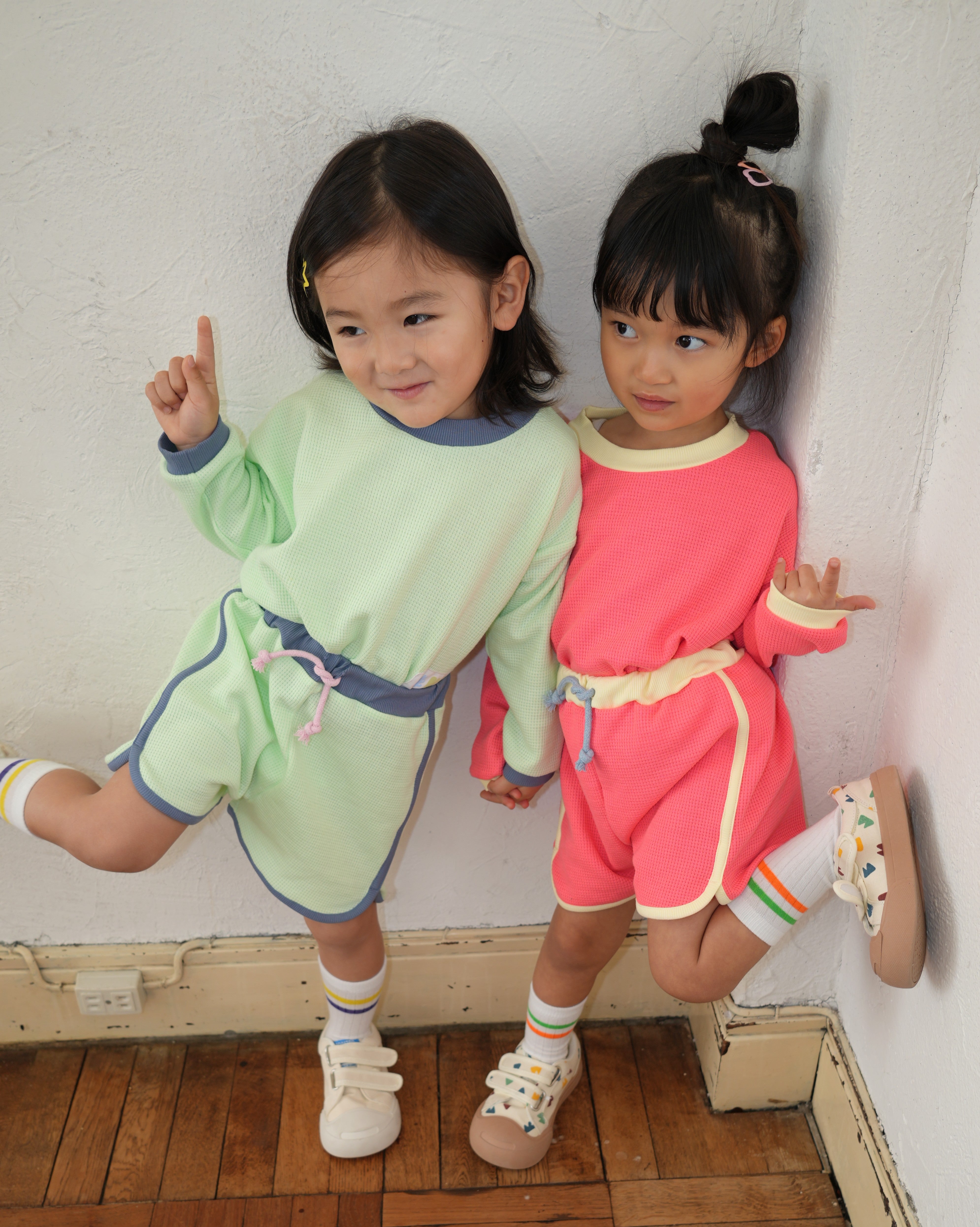 Neon Color Sweatshirt【110200】(orange)