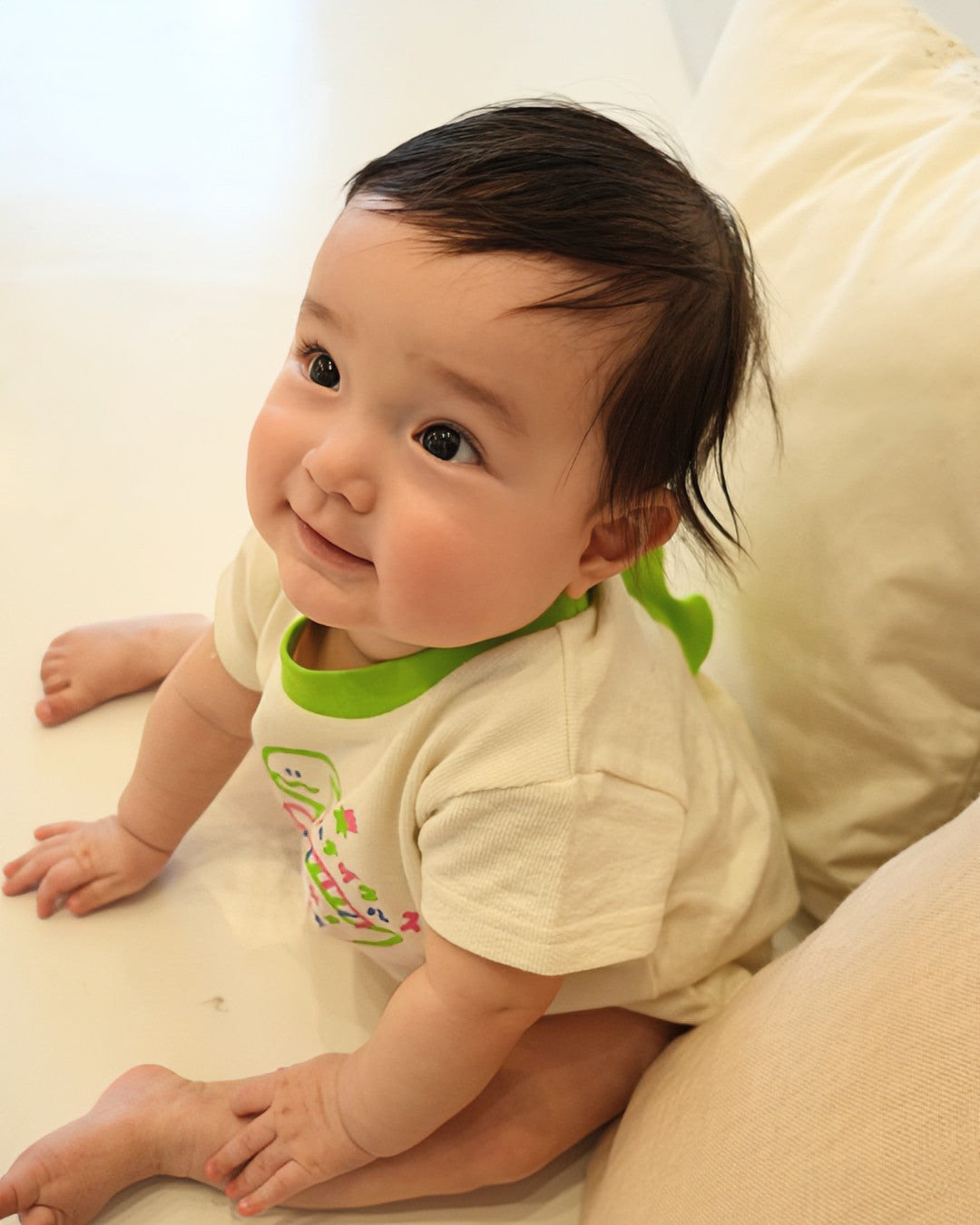 Kohana saurus Neon Rompers【110255】 (White)
